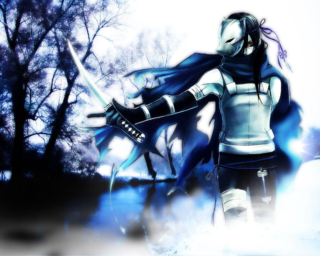 1280x1024 Itachi Uchiha Anbu Wallpaper