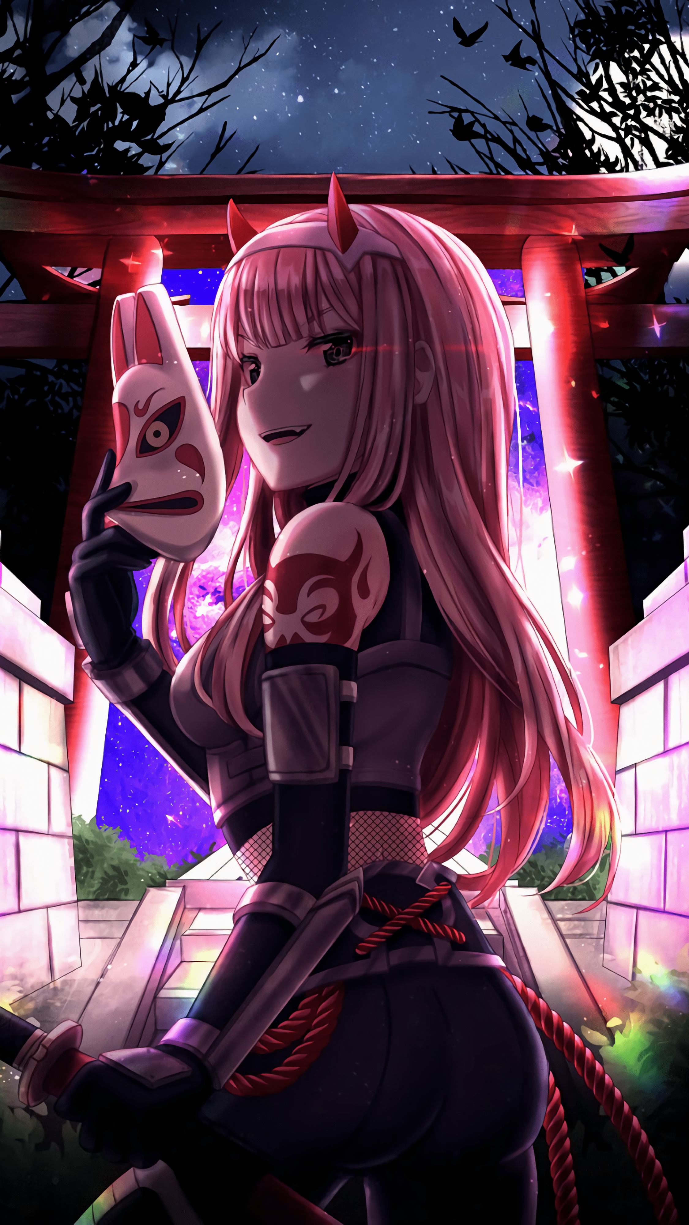 2250x4000 Anbu Zero Two [Darling in the Franxx] (2500x4000)