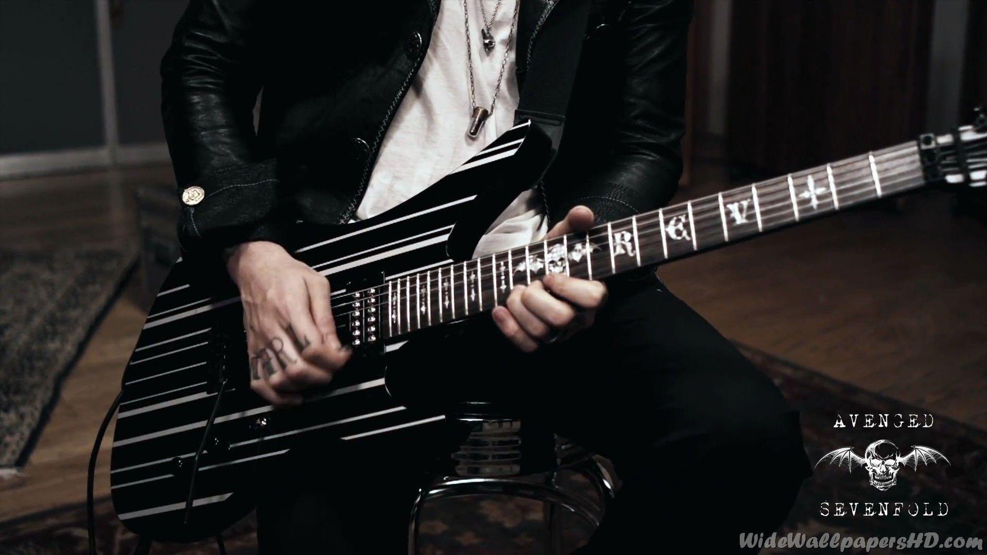 1920x1080 Synyster Gates Guitar Wallpaper