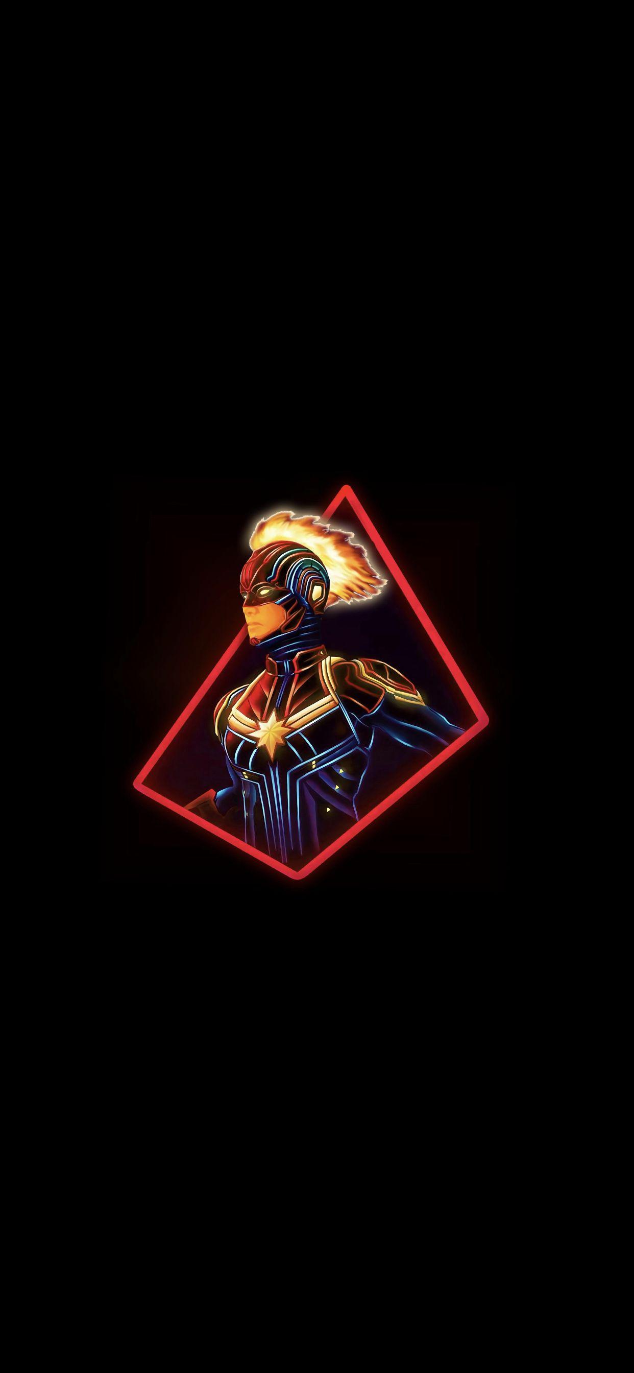 1242x2688 Carol Danvers Captain Marvel [1460x2080]