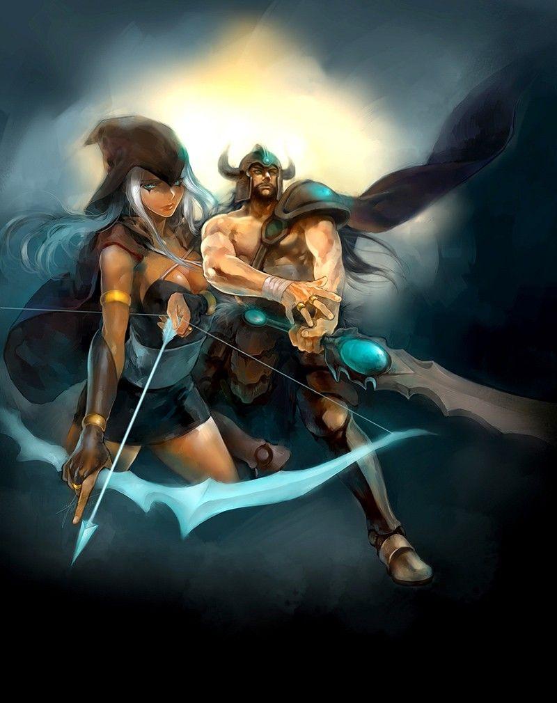 800x1010 Tryndamere & Ashe. Wallpaper & Fan Arts. League Of Legends