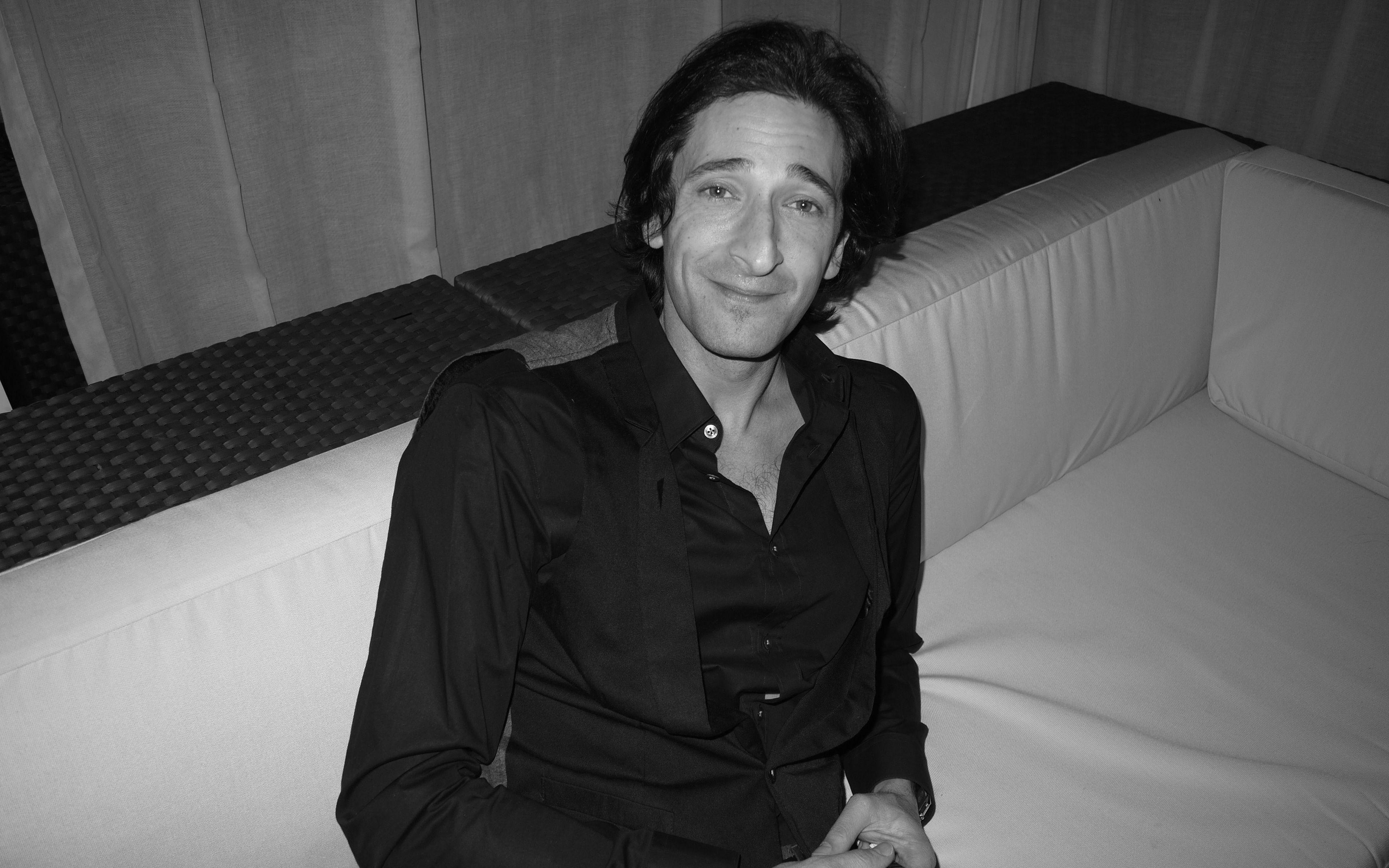 3840x2400 Adrien Brody Black And White Wallpaper Wallpaper, HD Celebrities 4K Wallpaper, Image, Photo and Background
