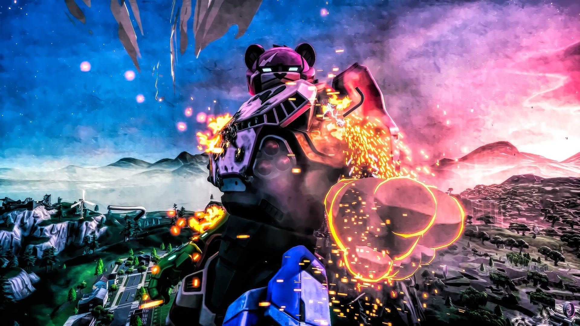 1920x1080 Fortnite Robot Wallpaper
