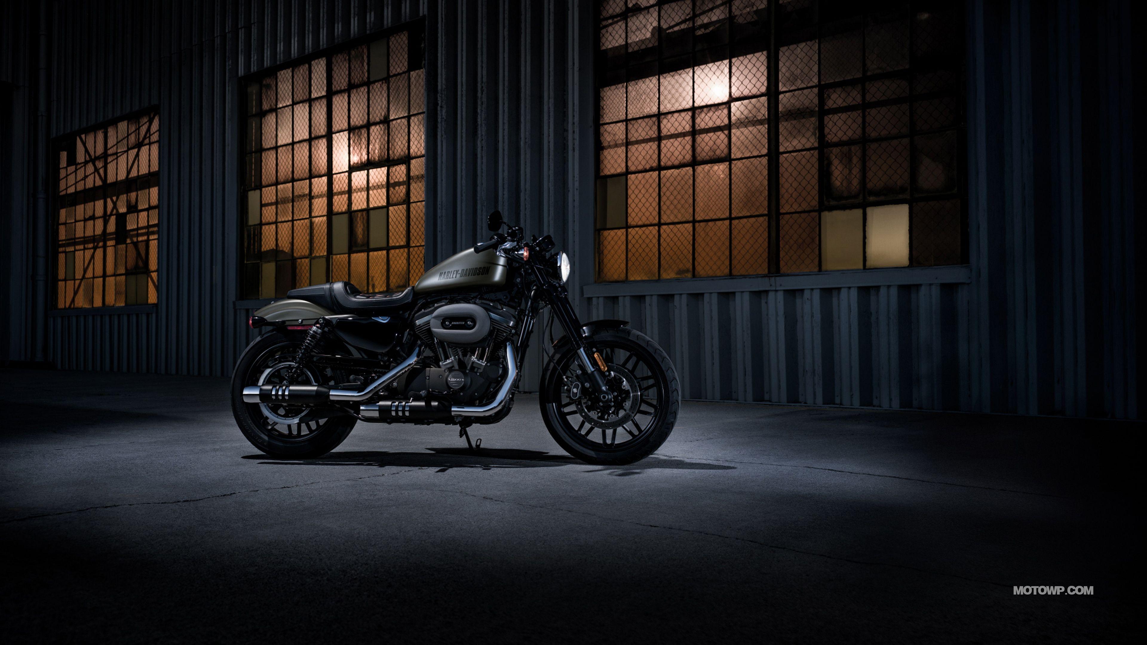 3840x2160 Motorcycles Desktop Wallpaper Harley Davidson Sportster Roadster