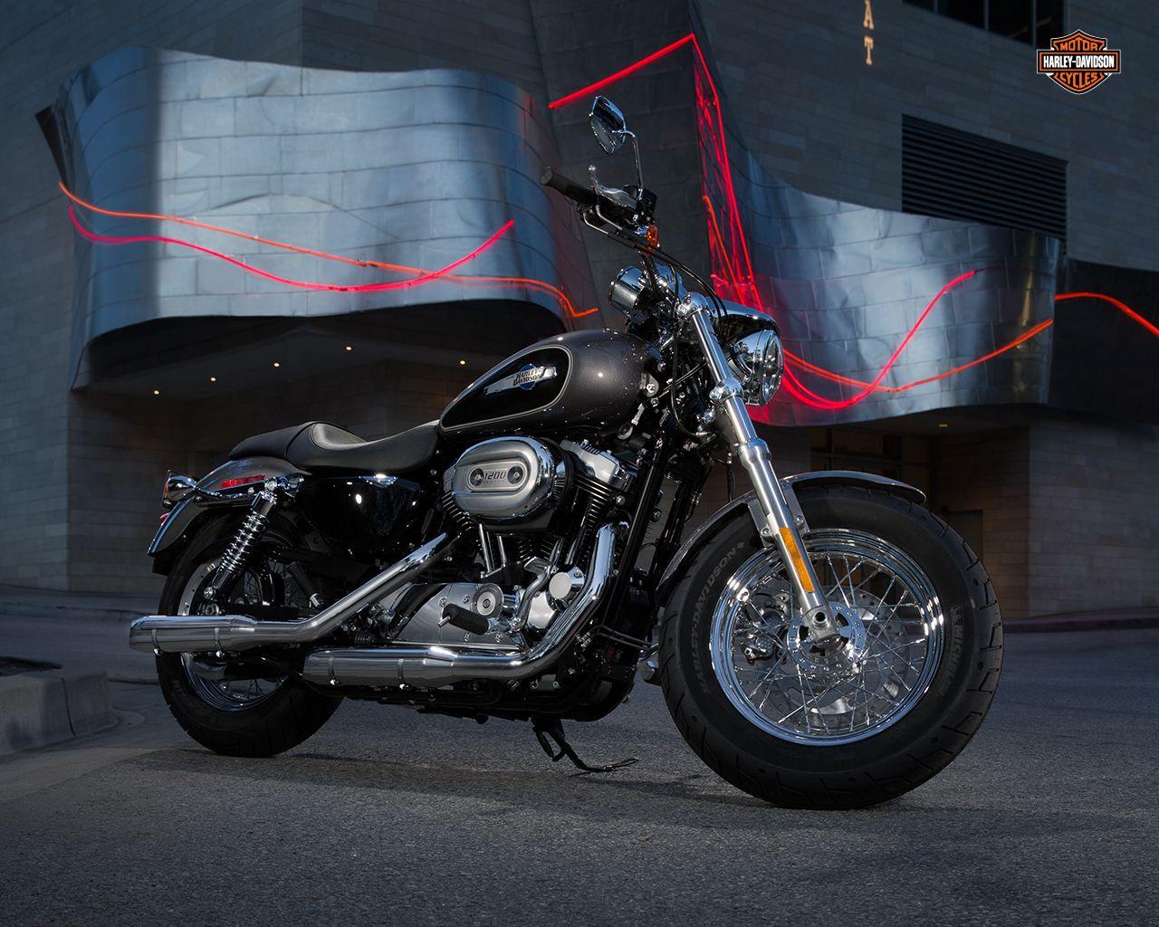 1280x1024 Harley Davidson Sportster 1200 Custom Picture Galore