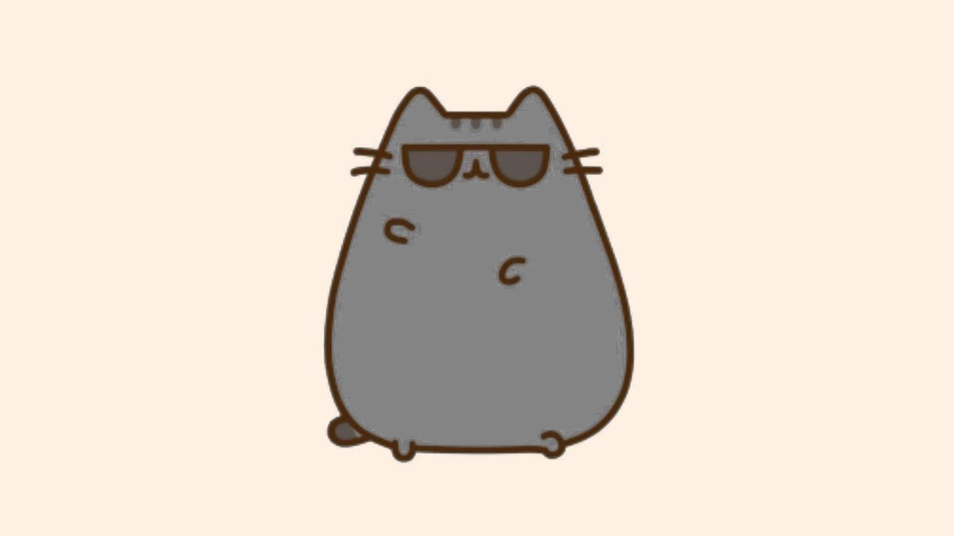 1920x1080 Pusheen Cat Desktop
