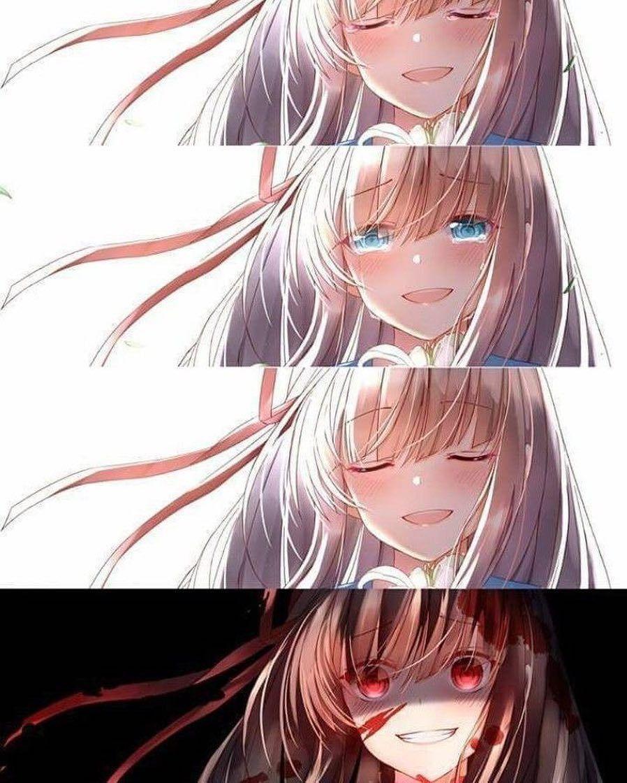 898x1120 Pin di Anime girl crying