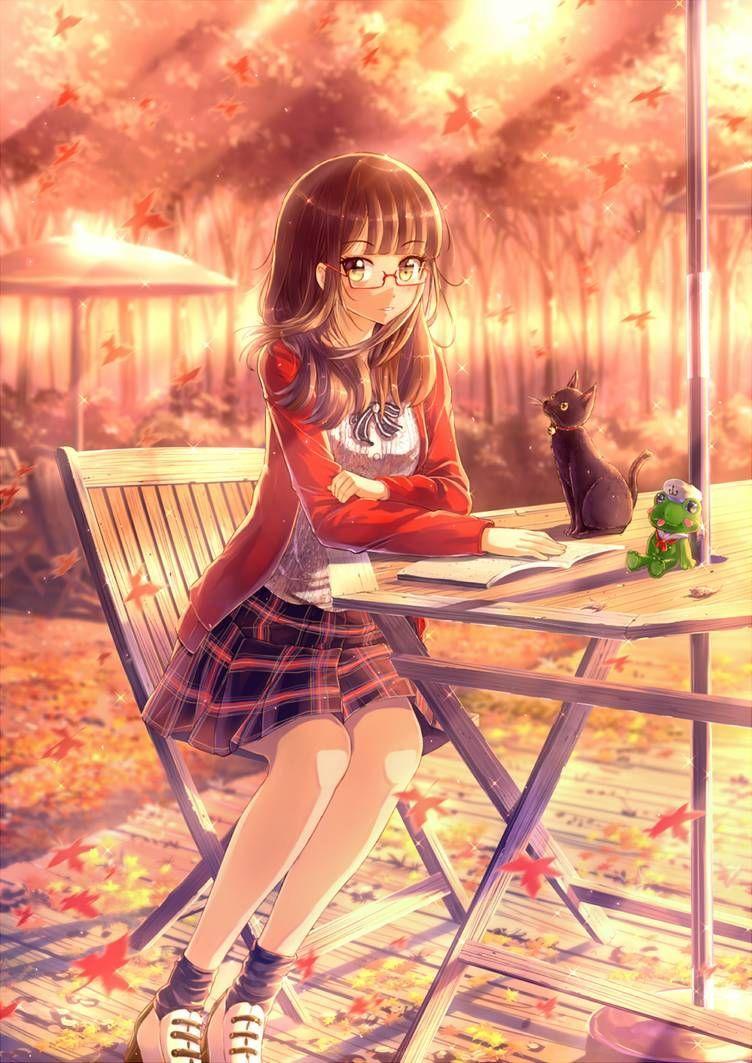 Autumn Anime Girl Wallpapers - Top Free Autumn Anime Girl Backgrounds ...