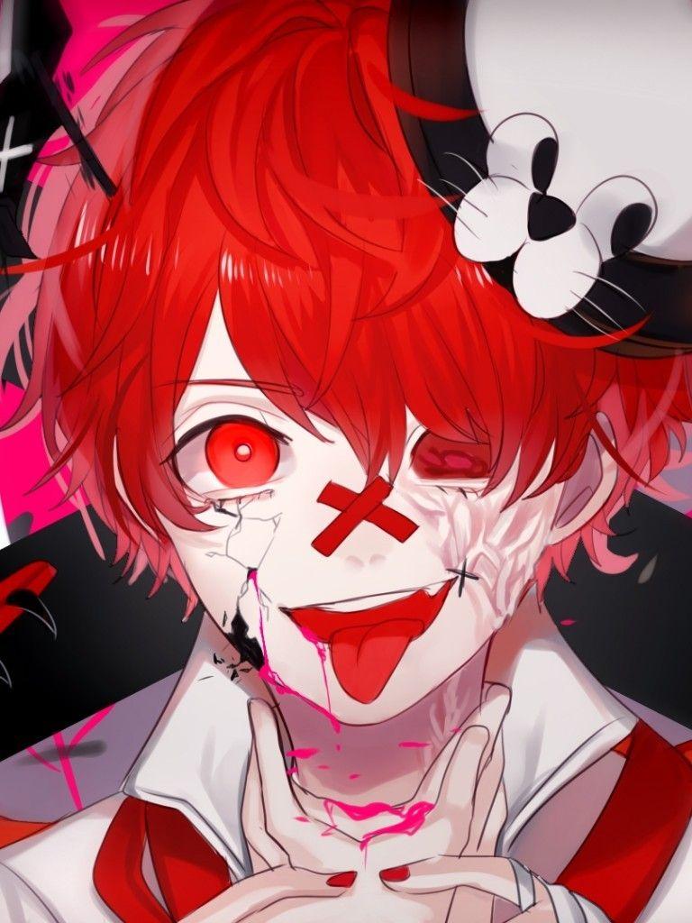 768x1024 Download 768x1024 Anime Boy, Psycho, Tongue Wallpaper for Apple iPad Apple iPad Mini