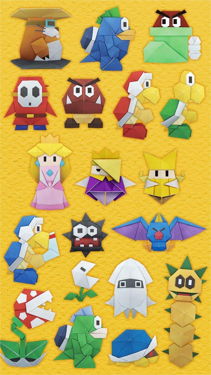 720x1280 Paper Mario: The Origami King new phone wallpaper from Nintendo's LINE!