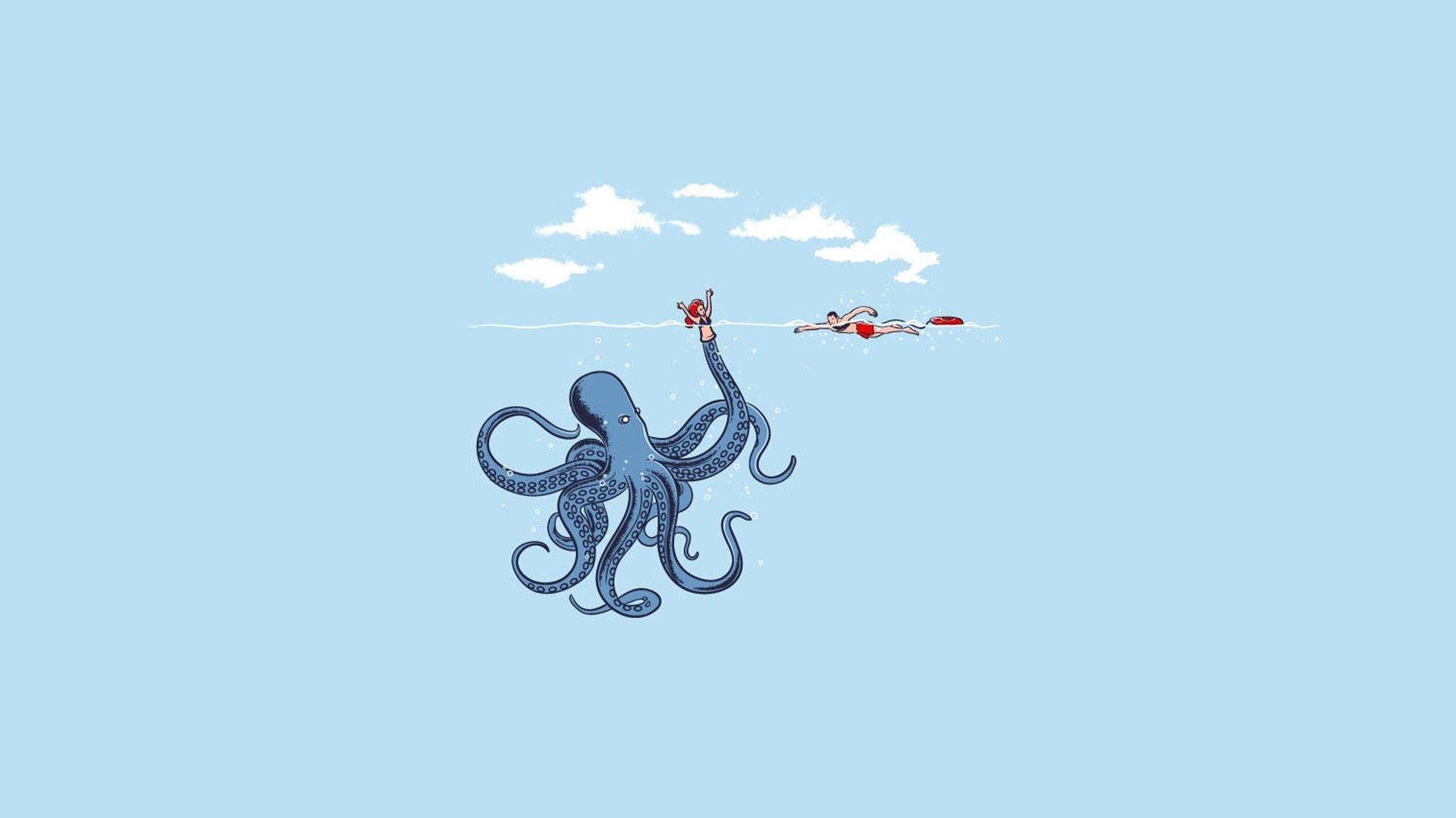 1920x1080 100% HDQ Squid Wallpaper. DeskK HD Quality Background