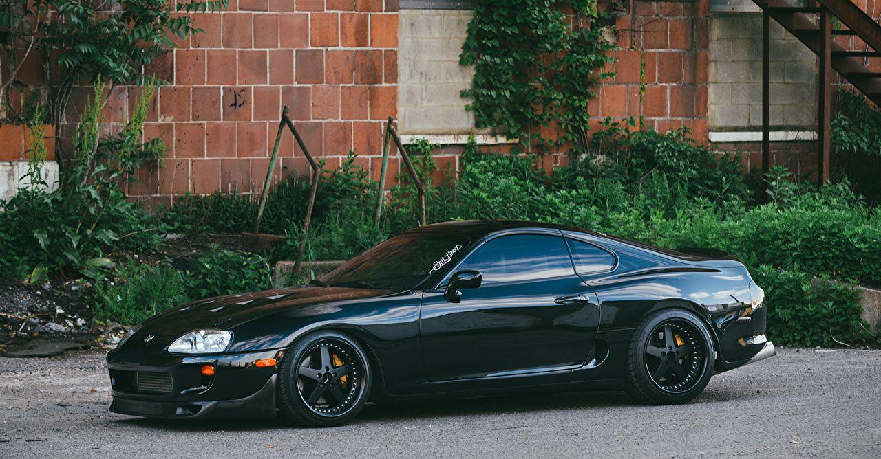 1280x668 image Toyota supra JDM side Black Side automobile