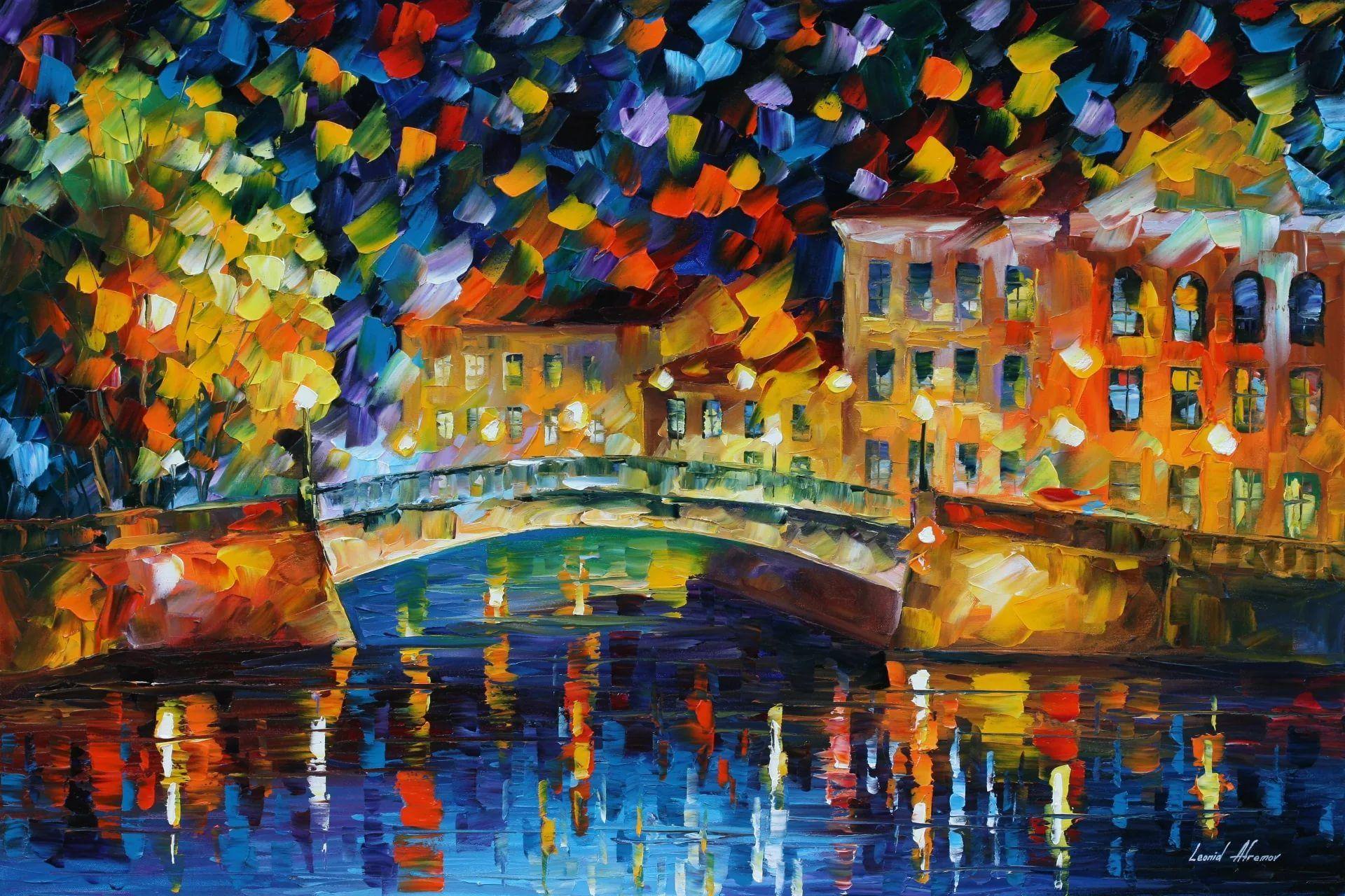 1920x1280 Leonid Afremov Wallpaper And Background Colorful Paintings Wallpaper & Background Download
