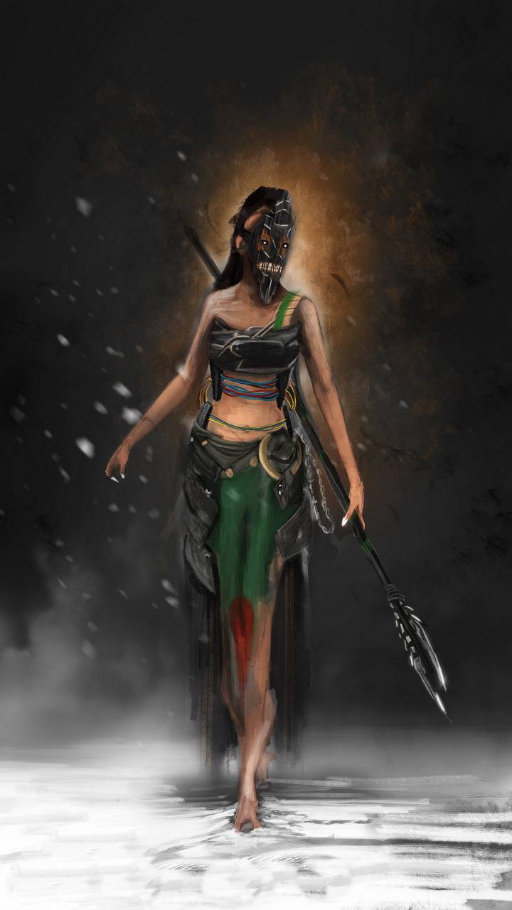 720x1280 Tribal Warrior wallpaper