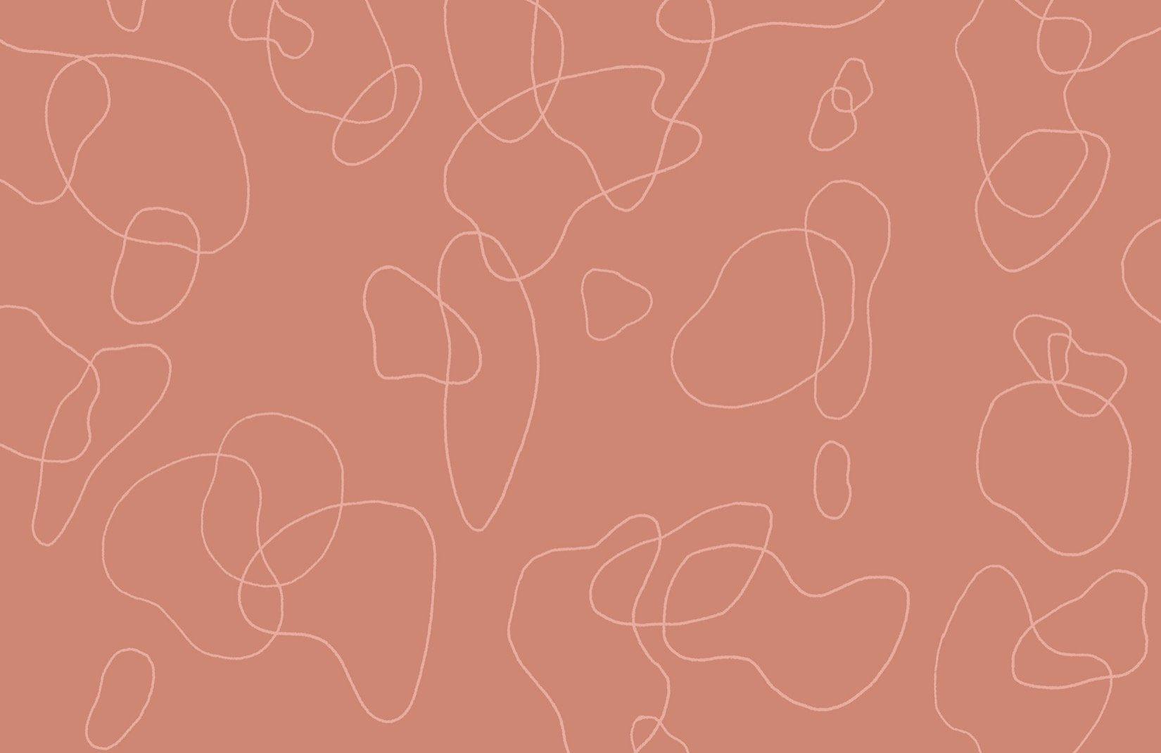 1650x1070 Terracotta Doodle Background Wallpaper