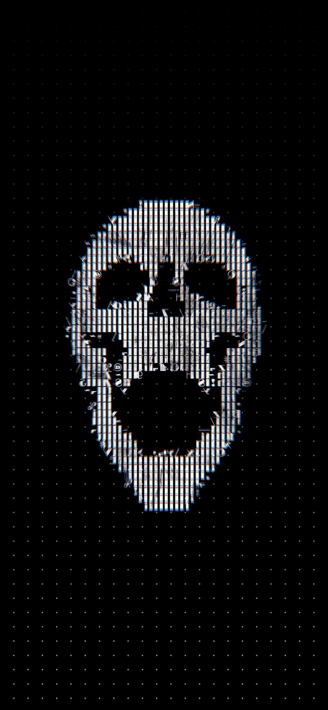 1125x2436 Hacker Skull Wallpaper Free HD Wallpaper