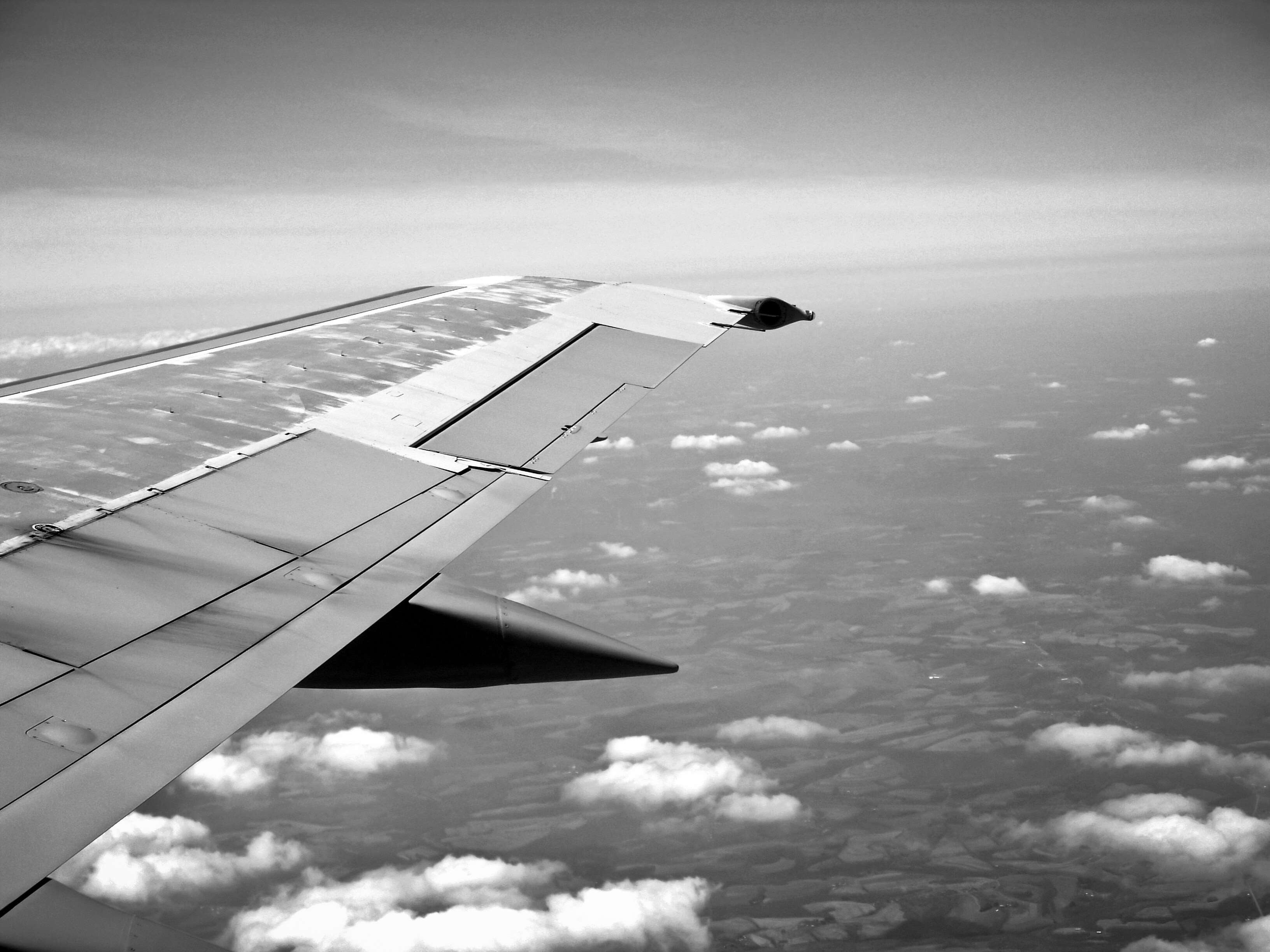 3264x2448 aircraft, airplane, aviation, black and white, business, clouds, flying, freedom, holiday, journey, plane, public transportation, sky, travel, vacation, voyage, wing wallpaper. Mocah.org HD Desktop Wallpaper