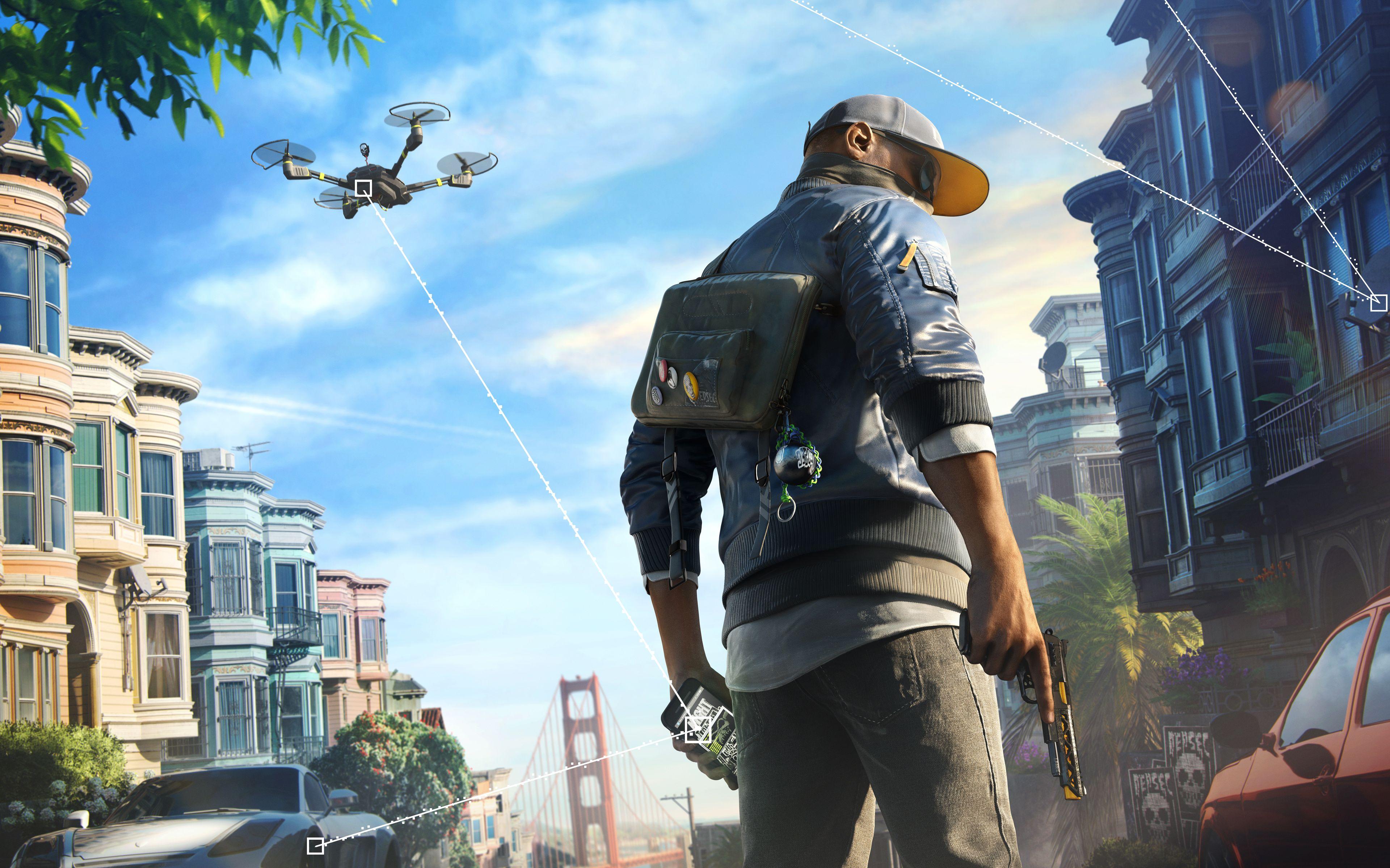 3840x2400 Watch Dogs 2 Wallpaper Background 62010 3840x2400px