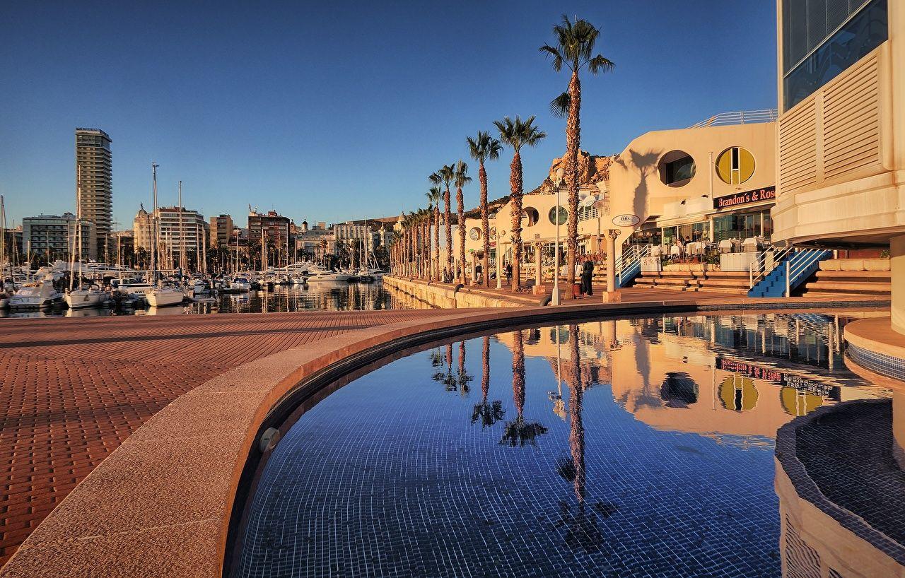 1280x818 Picture Spain Alicante Street Trees Cities Building