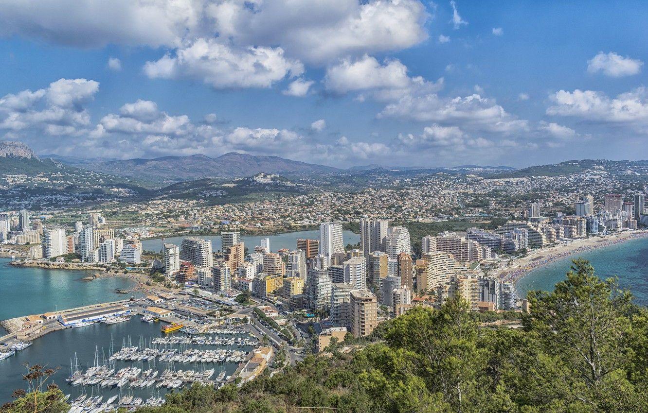 1332x850 Wallpaper Panorama, Spain, Alicante image for desktop, section город