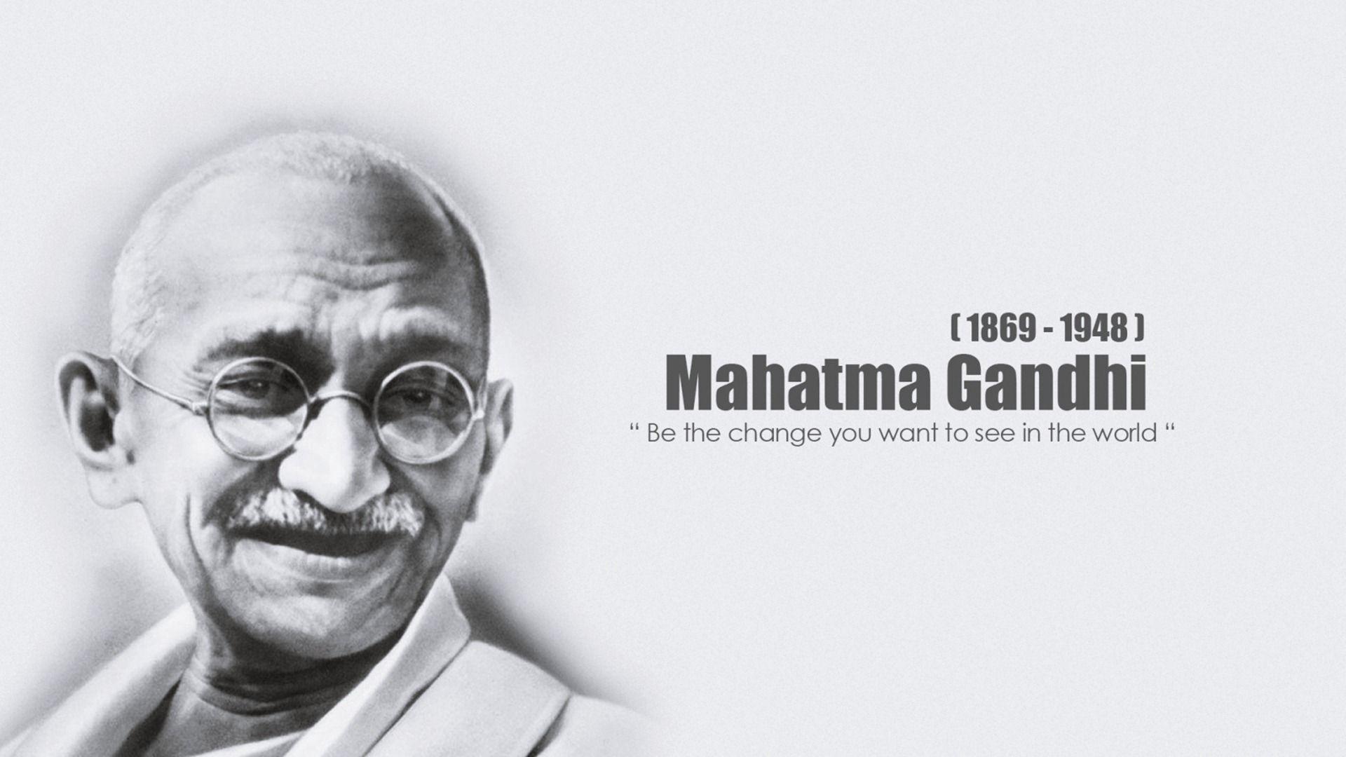 1920x1080 Mahatma Gandhi Quotes Wallpaper HD Background Free Download