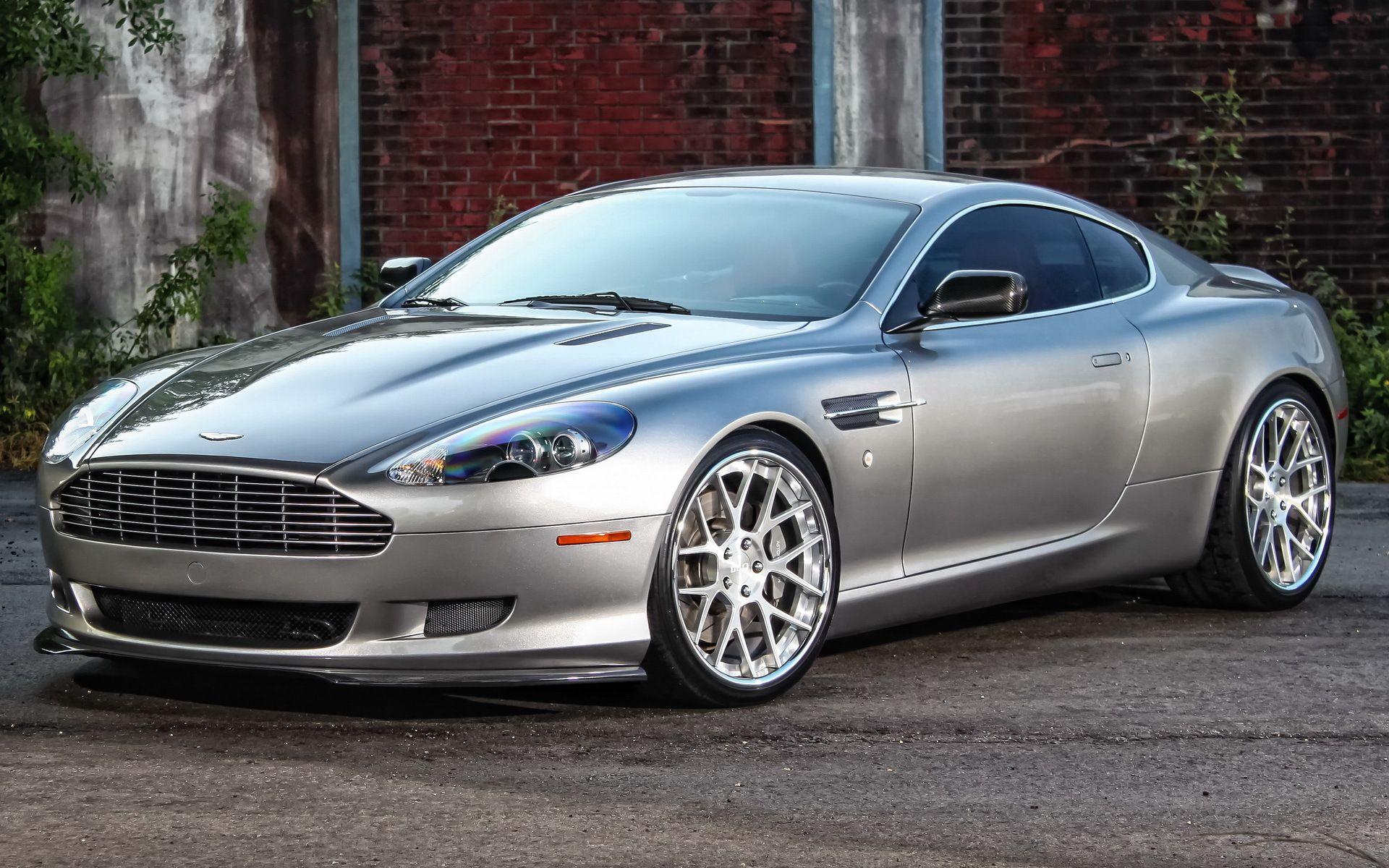 1920x1200 Silver Aston Martin DB9 wallpaper. Silver Aston Martin DB9
