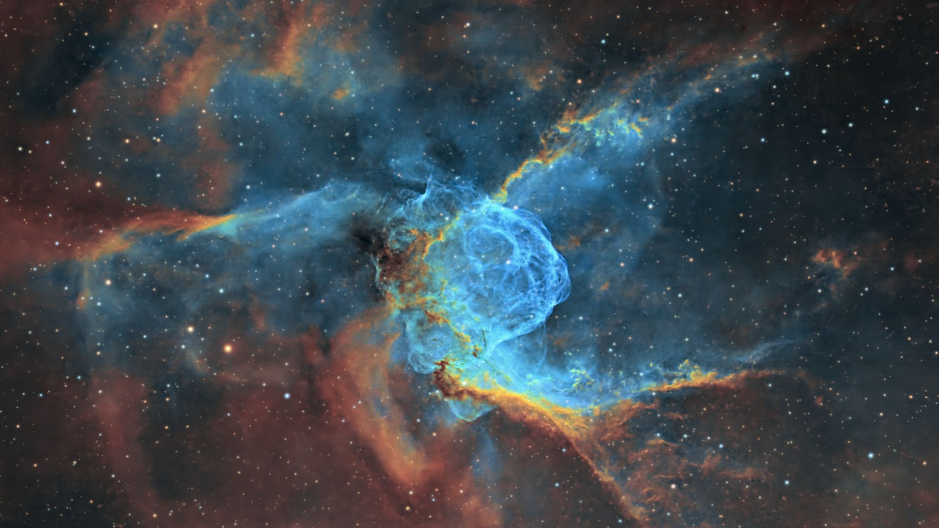 1920x1080 Astrophotographer Spies Thor's Helmet Shining 000 Light Years Away In Spectacular Photo