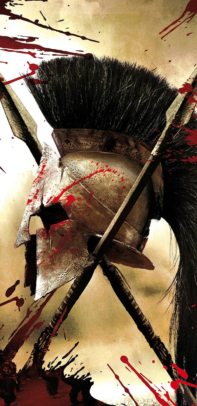 800x1644 HD spartan of 300 wallpaper
