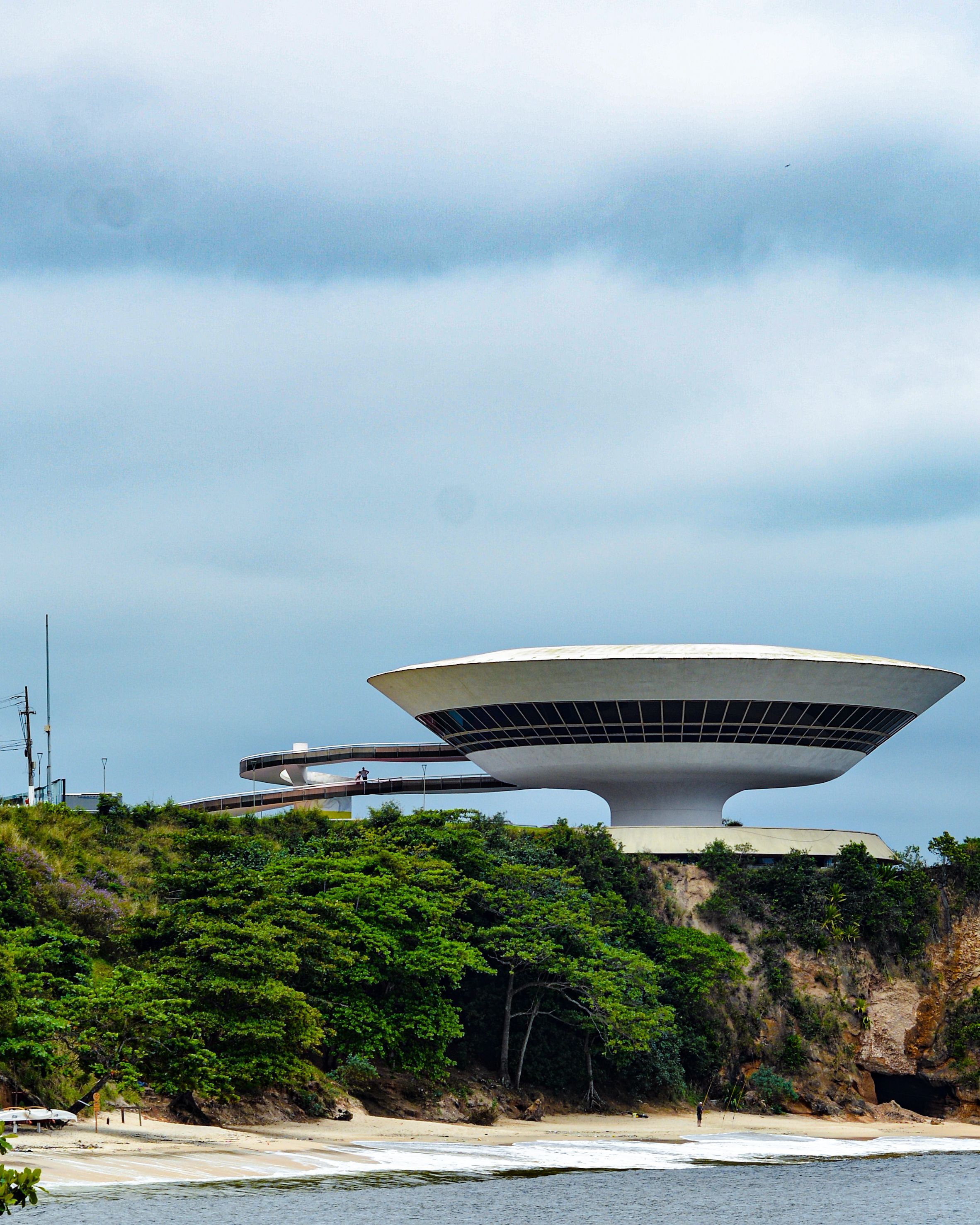 2364x2955 Clouds over Niteroi Contemporary Art Museum · Free