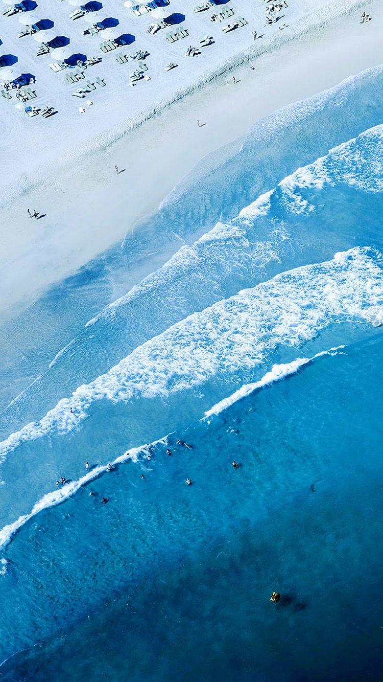 750x1334 iPhone wallpaper. vacation ocean view top summer blue