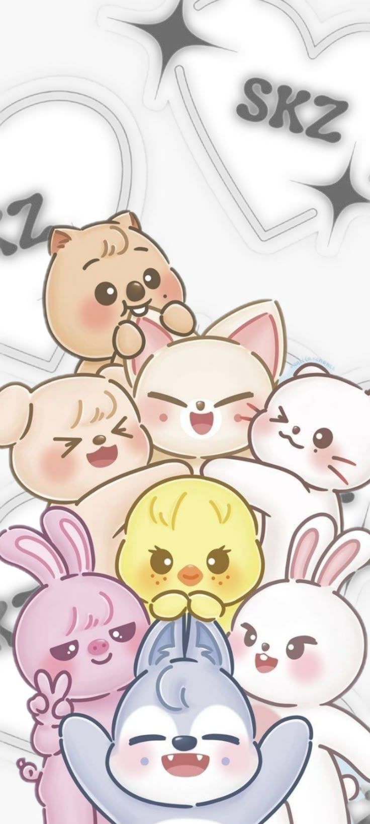 736x1636 Stray kids wallpaper