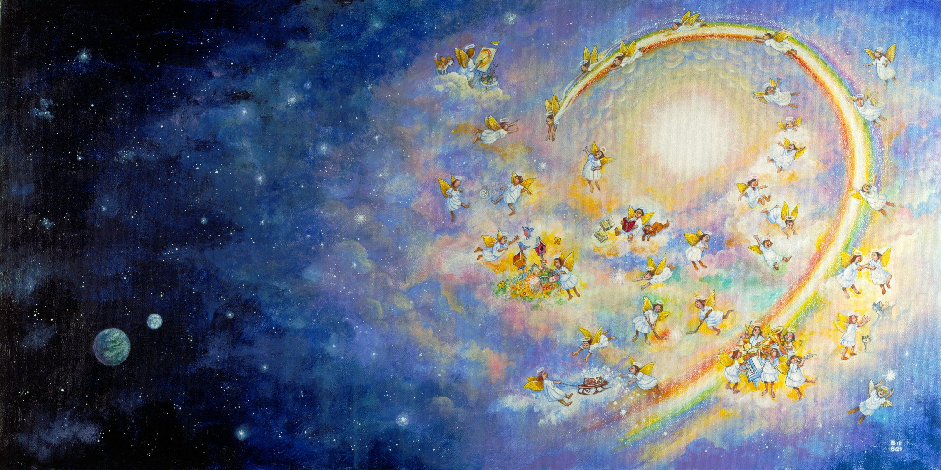 3200x1601 Heaven Wall Mural