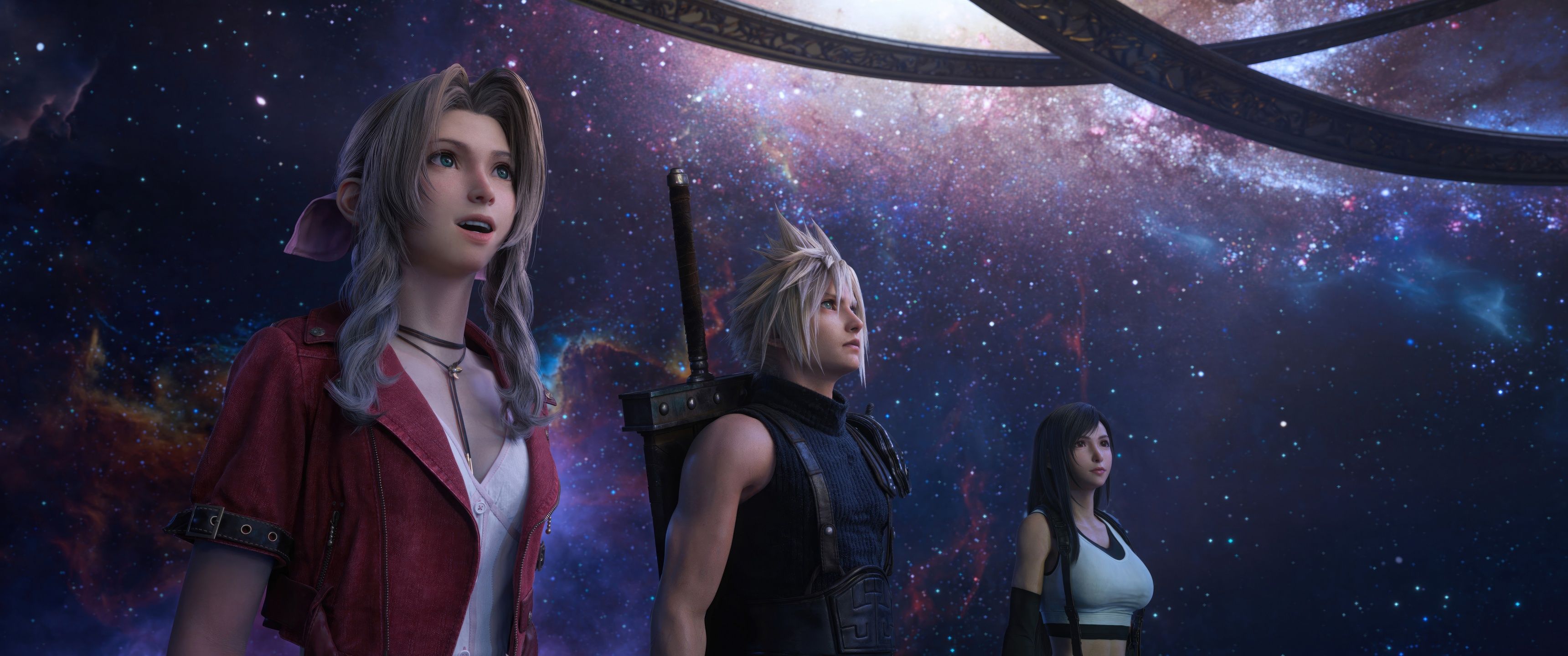 3440x1440 Final Fantasy VII Rebirth Wallpaper 4K, Characters, Aerith
