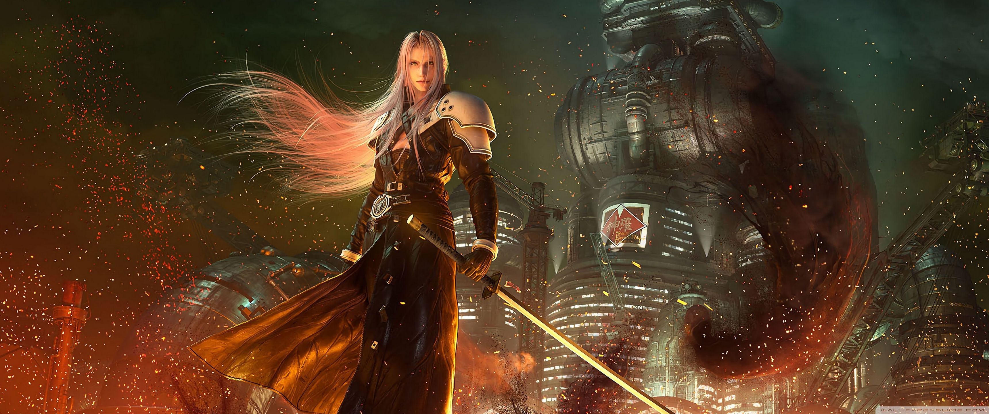 3440x1440 Sephiroth 4K UHD Wallpaper for UltraHD Desktop and TV : Smartphone and Tablet Devices