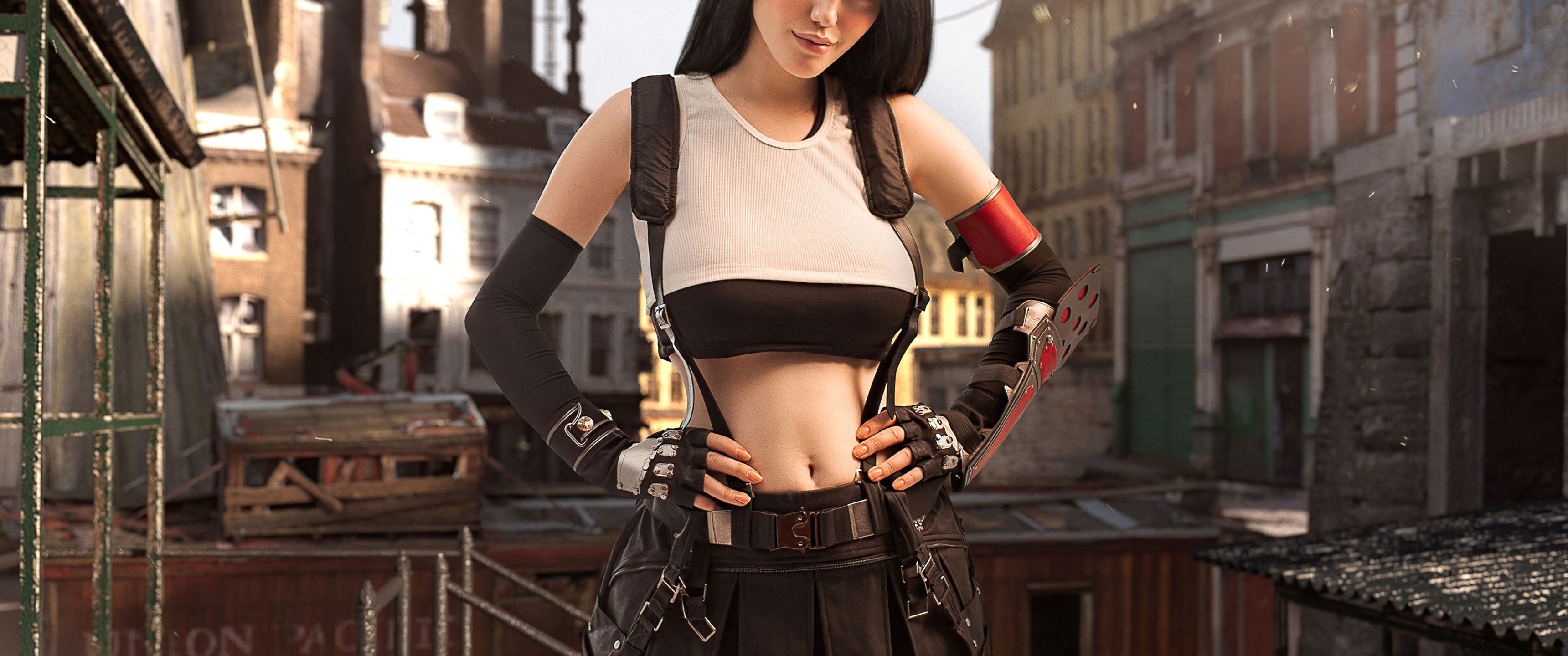 3440x1440 Tifa Lockhart Final Fantasy 7 Cosplay UltraWide Quad HD 1440P , HD 4k Wallpaper, Image, Background, Photos and Picture