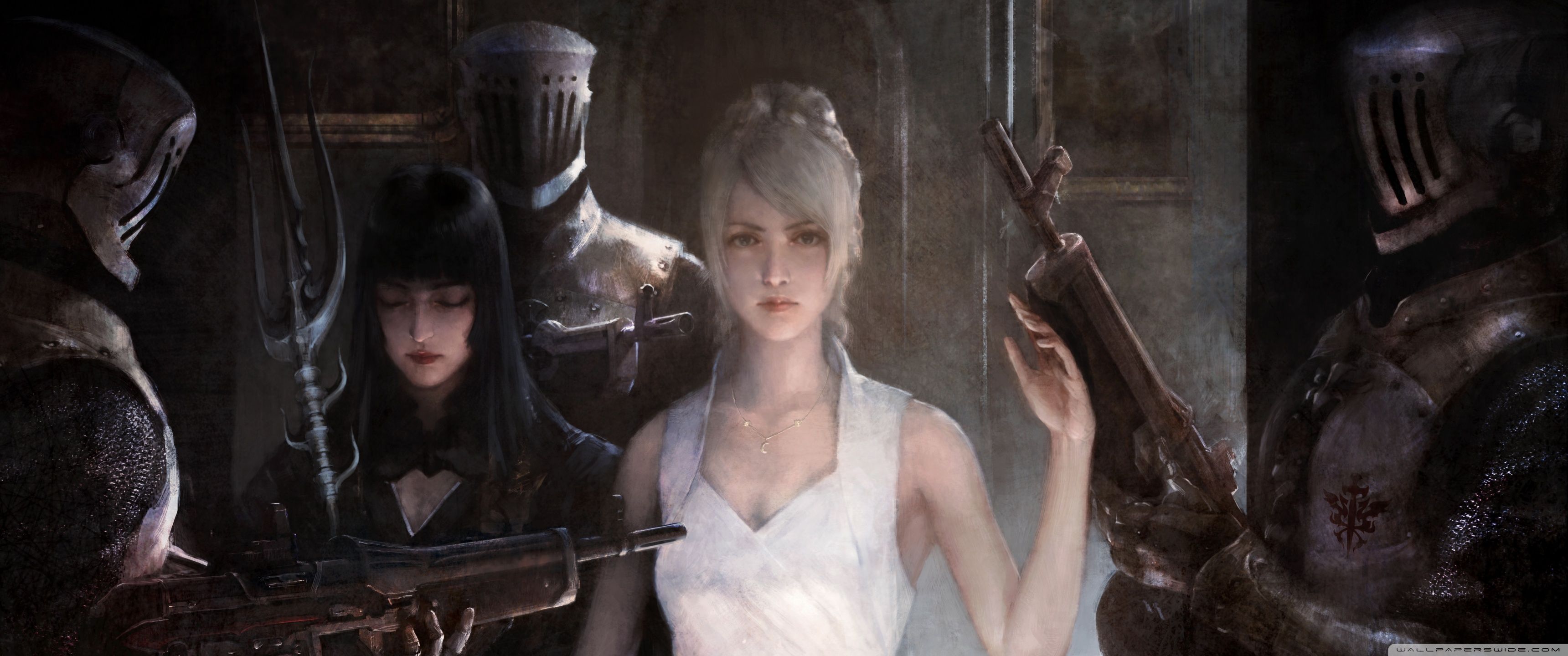 3440x1440 Final Fantasy XV, Luna, Concept Art Video Game 4K UHD Wallpaper for UltraHD Desktop and TV : Widescreen and UltraWide Display : Smartphone and Tablet Devices