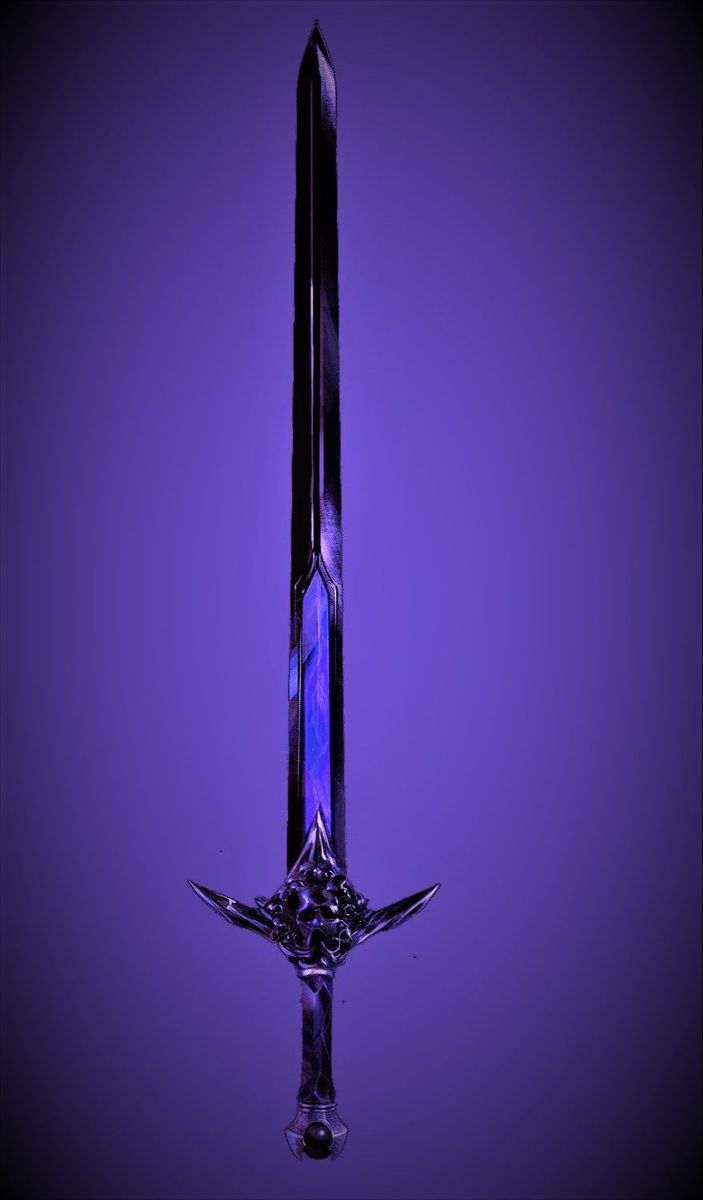 703x1200 Rapier design purple. Purple swords, Fantasy blade with purple design, A purple