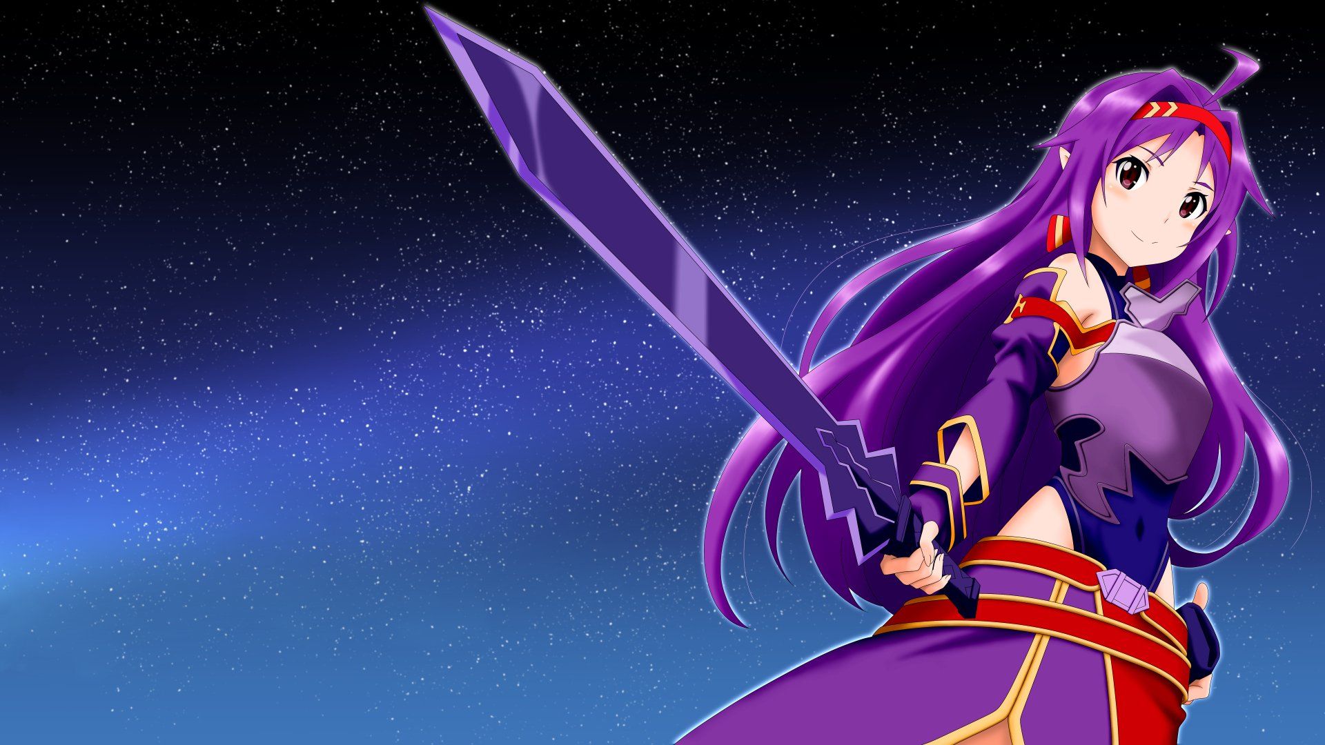 1920x1080 SAO II: Purple Blade