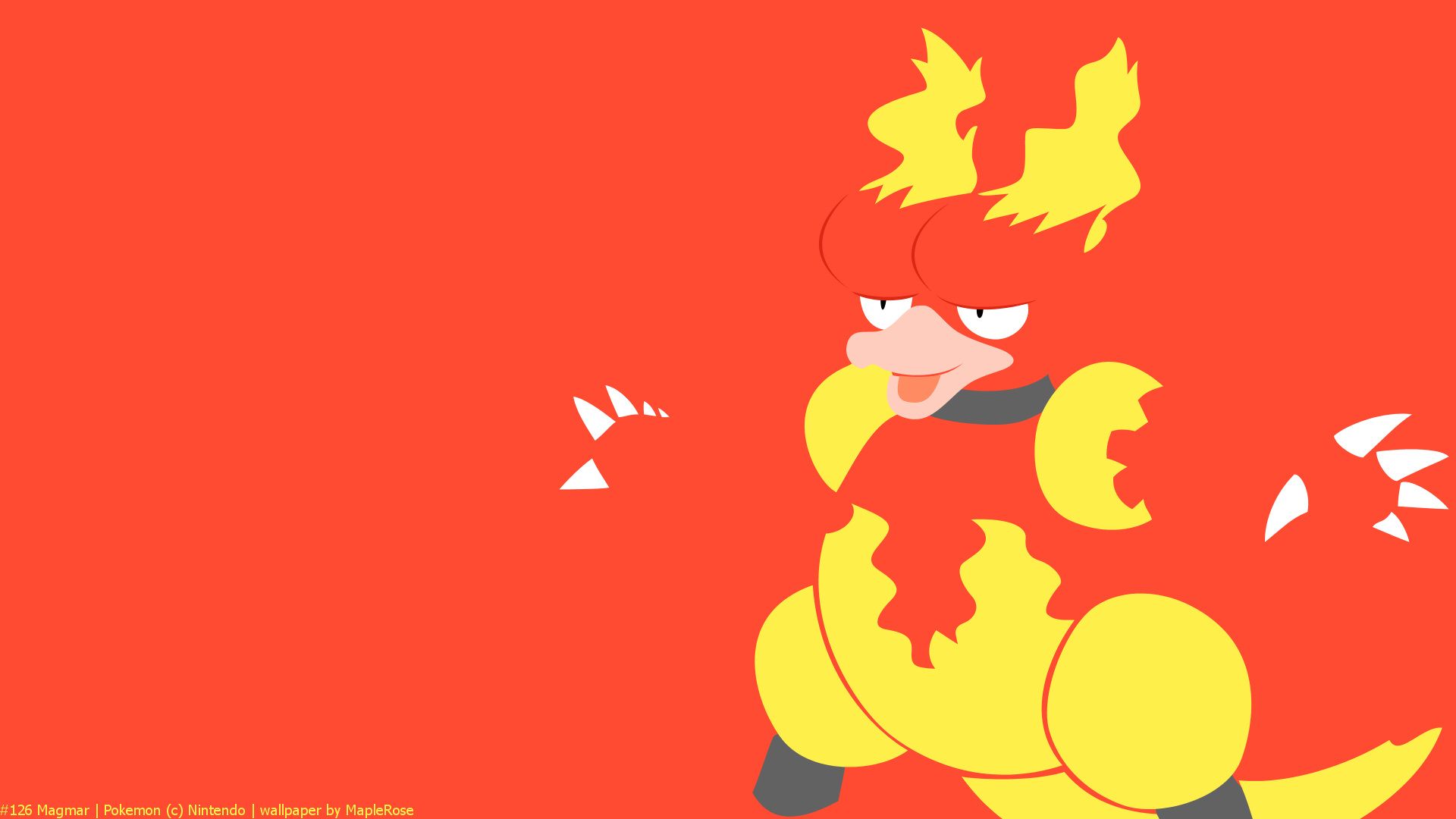1920x1080 Magmar. PokéWalls