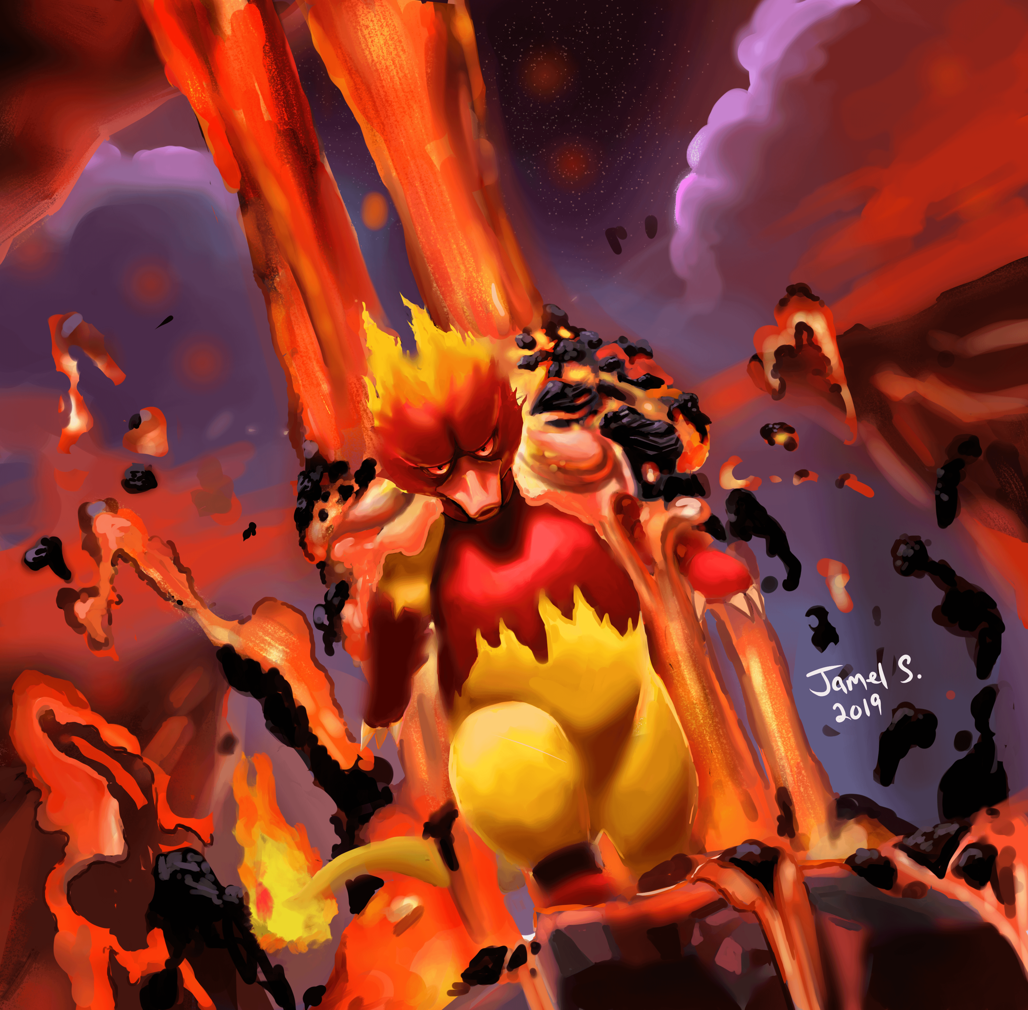 3293x3237 OC Magmar
