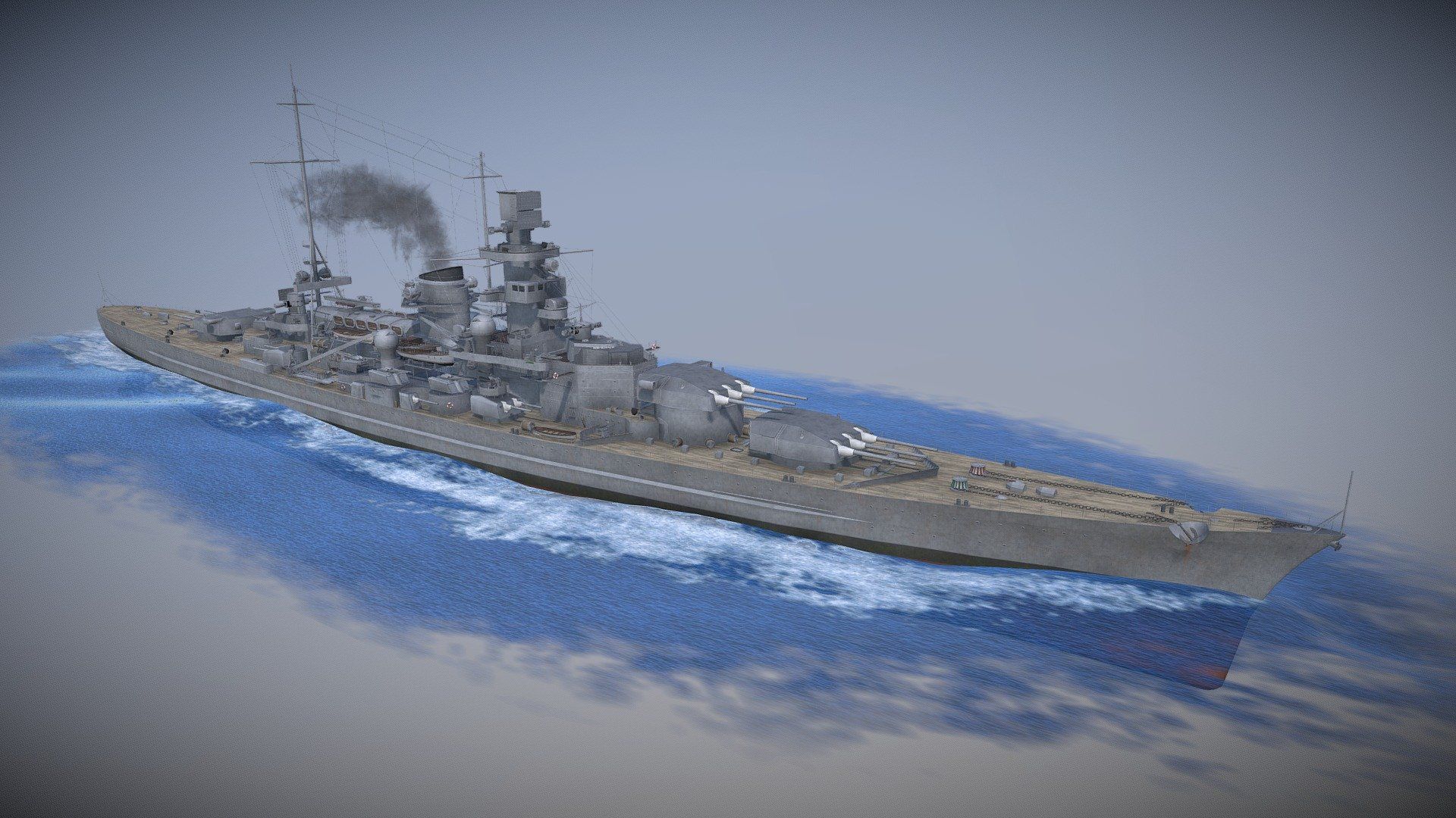 1920x1080 Scharnhorst model by ThomasBeerens [0144f06]