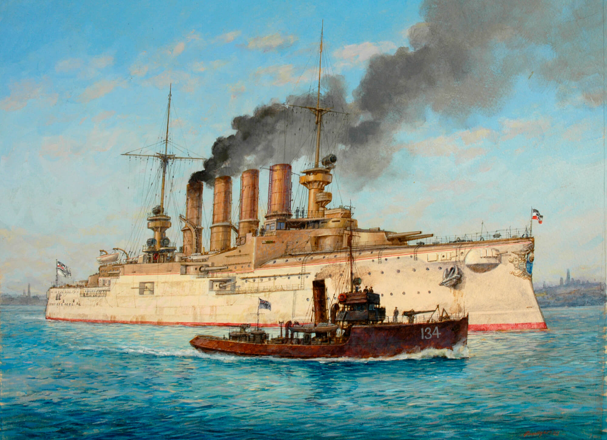 2000x1450 SMS Scharnhorst. Paul Wright RSMA