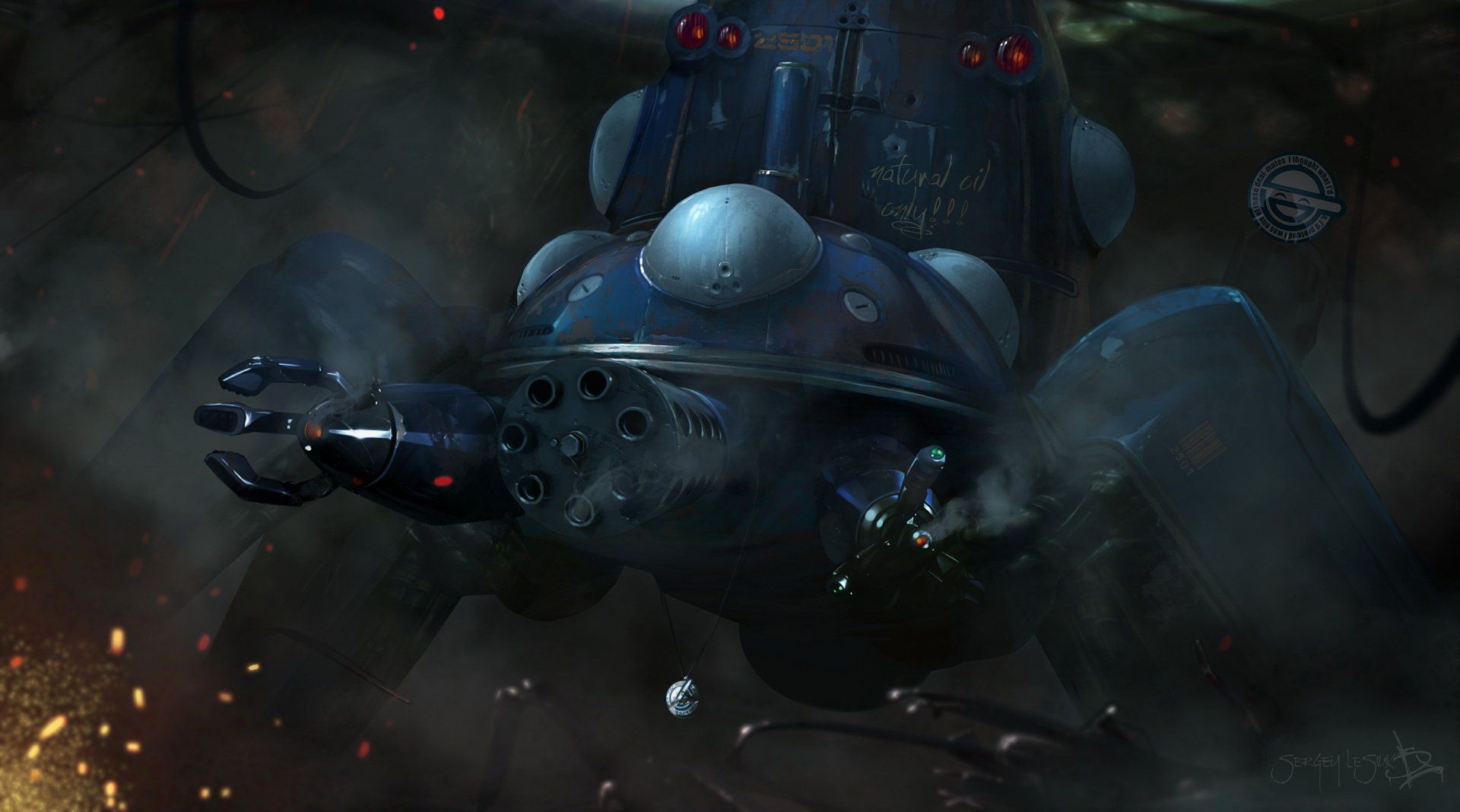 1920x1068 Tachikoma in Action in the Shell HD Wallpaperx1600