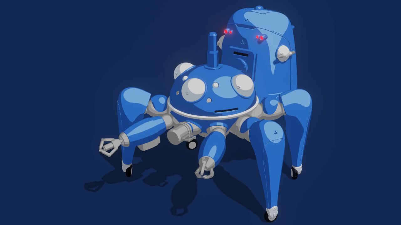 1280x720 Tachikoma Model and Animation