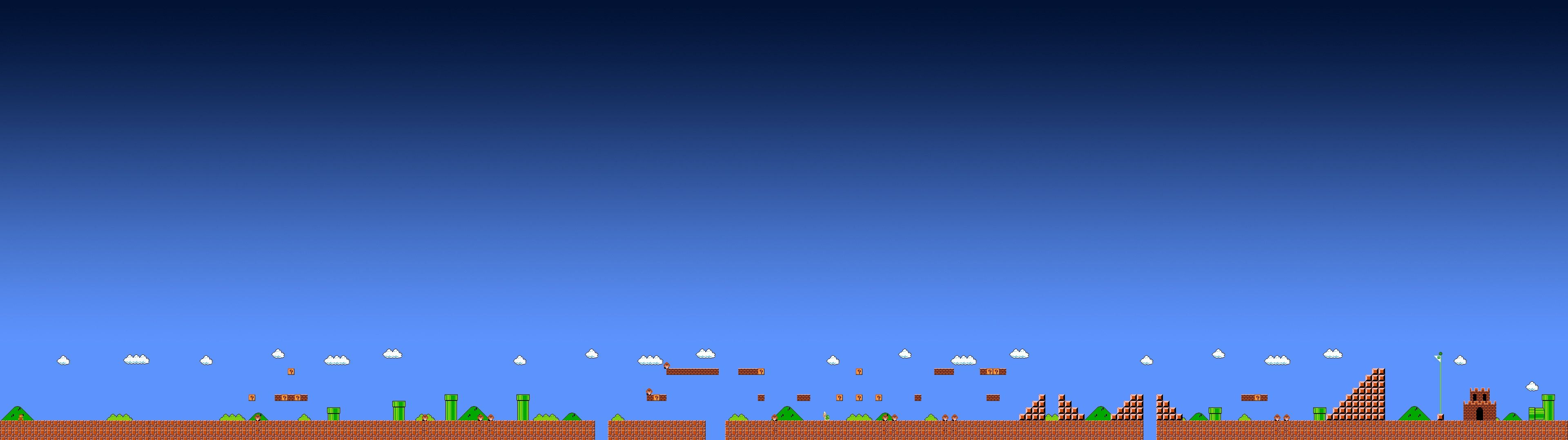 3840x1080 Super Mario Bros. HD Wallpaper