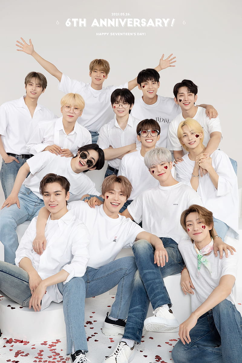 800x1200 Happy SVT Day, seventeen6thanniversary, music, ot kpop, seventeen, carat, HD phone wallpaper