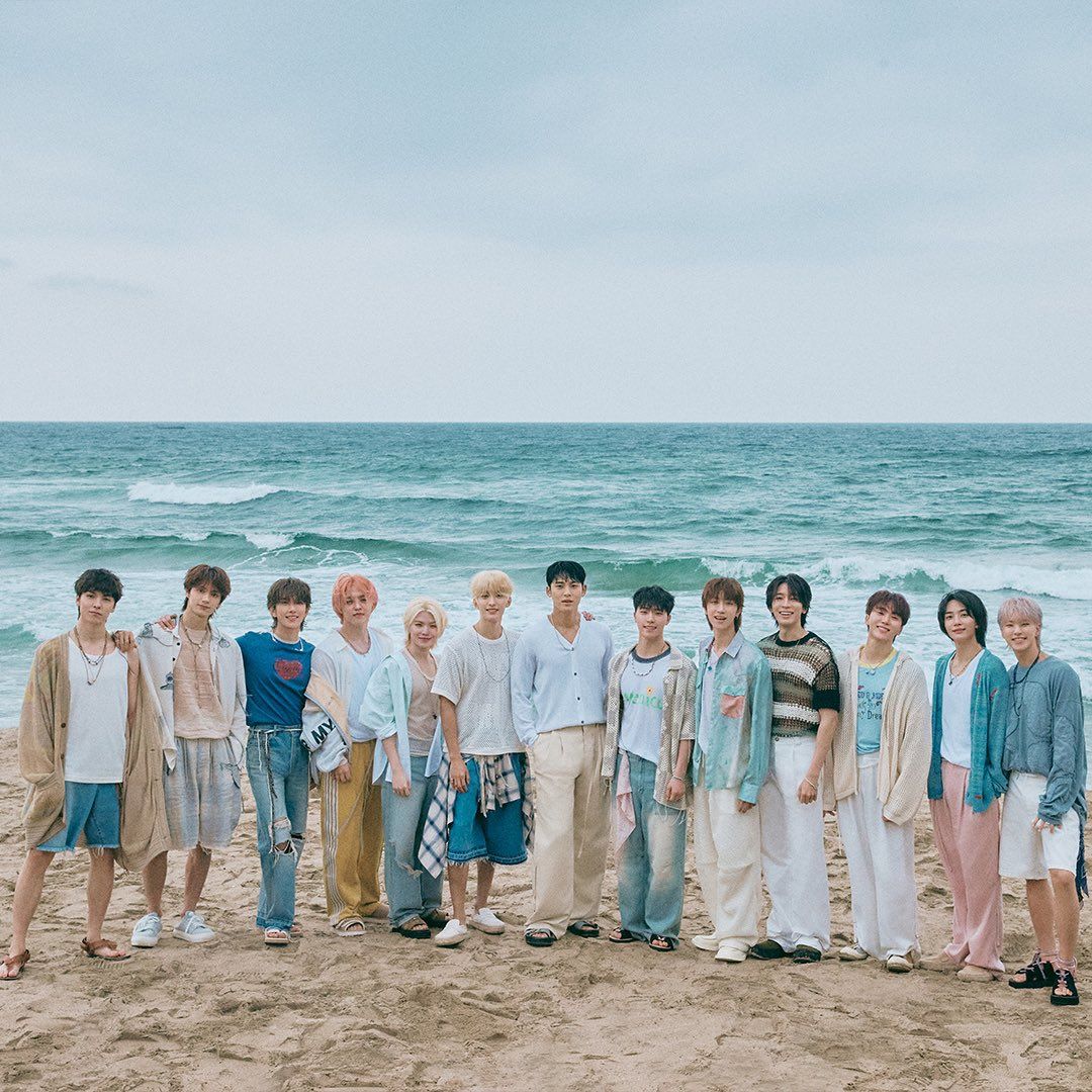 1080x1080 하니행뵹 on X: ANOTHER SEVENTEEN OT13 BEACH PICT ☺️