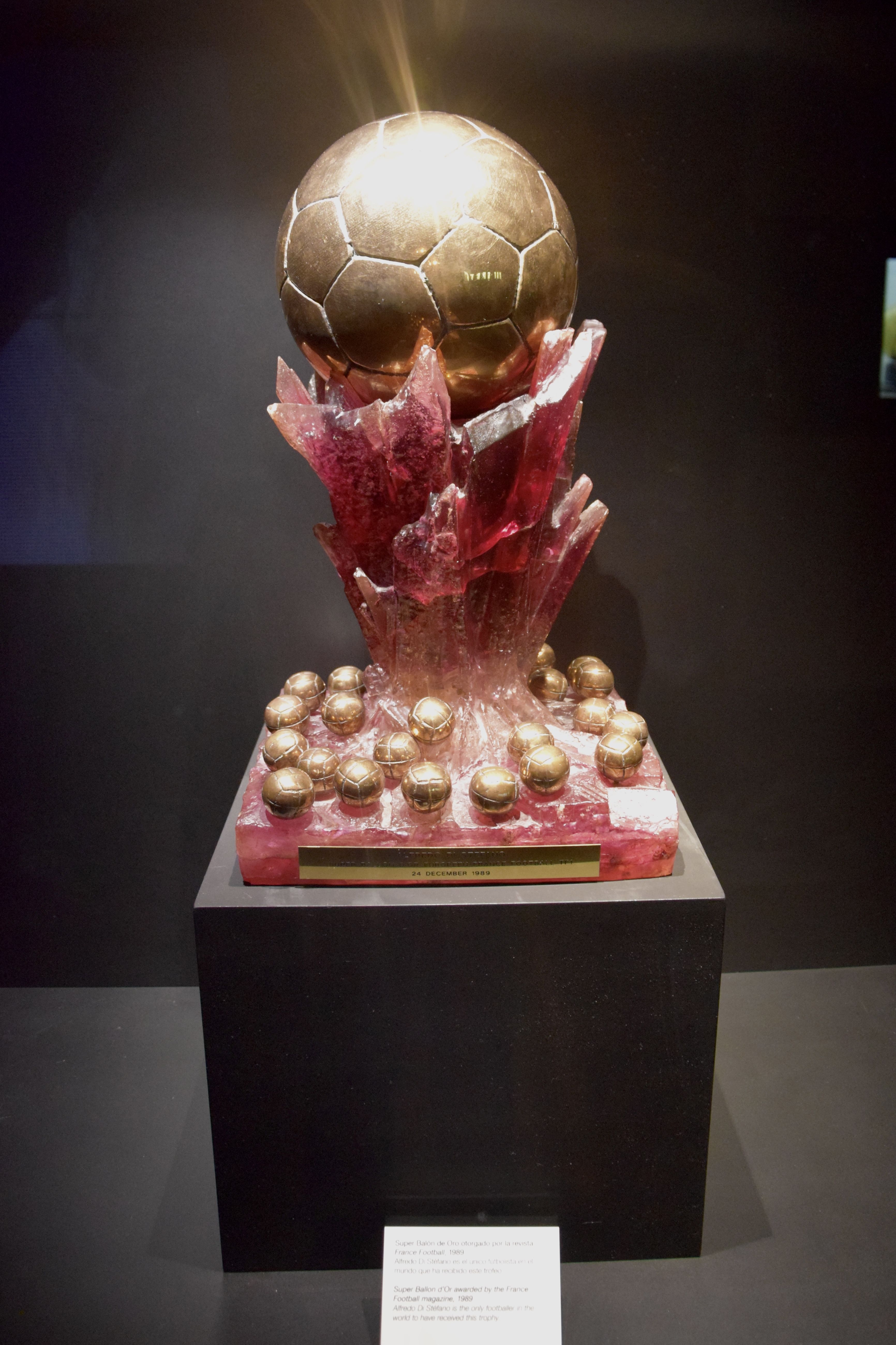 3464x5196 Alfredo Di Stéfano's Super Ballon d'Or trophy, Real Madrid Museum, Madrid, Spain (Ank Kumar, Infosys Limited)