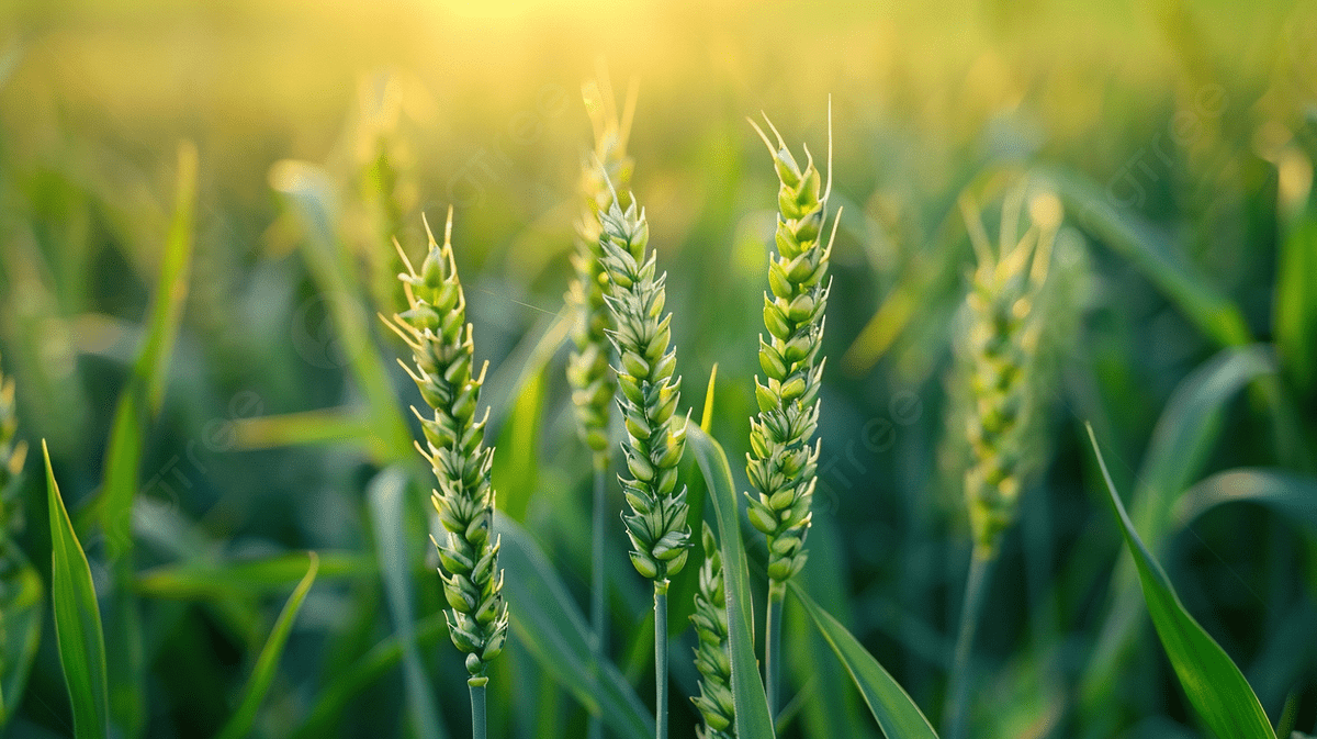 1200x673 Agricultural Field Where Green Wheat Grows Photo And Picture For Free Download