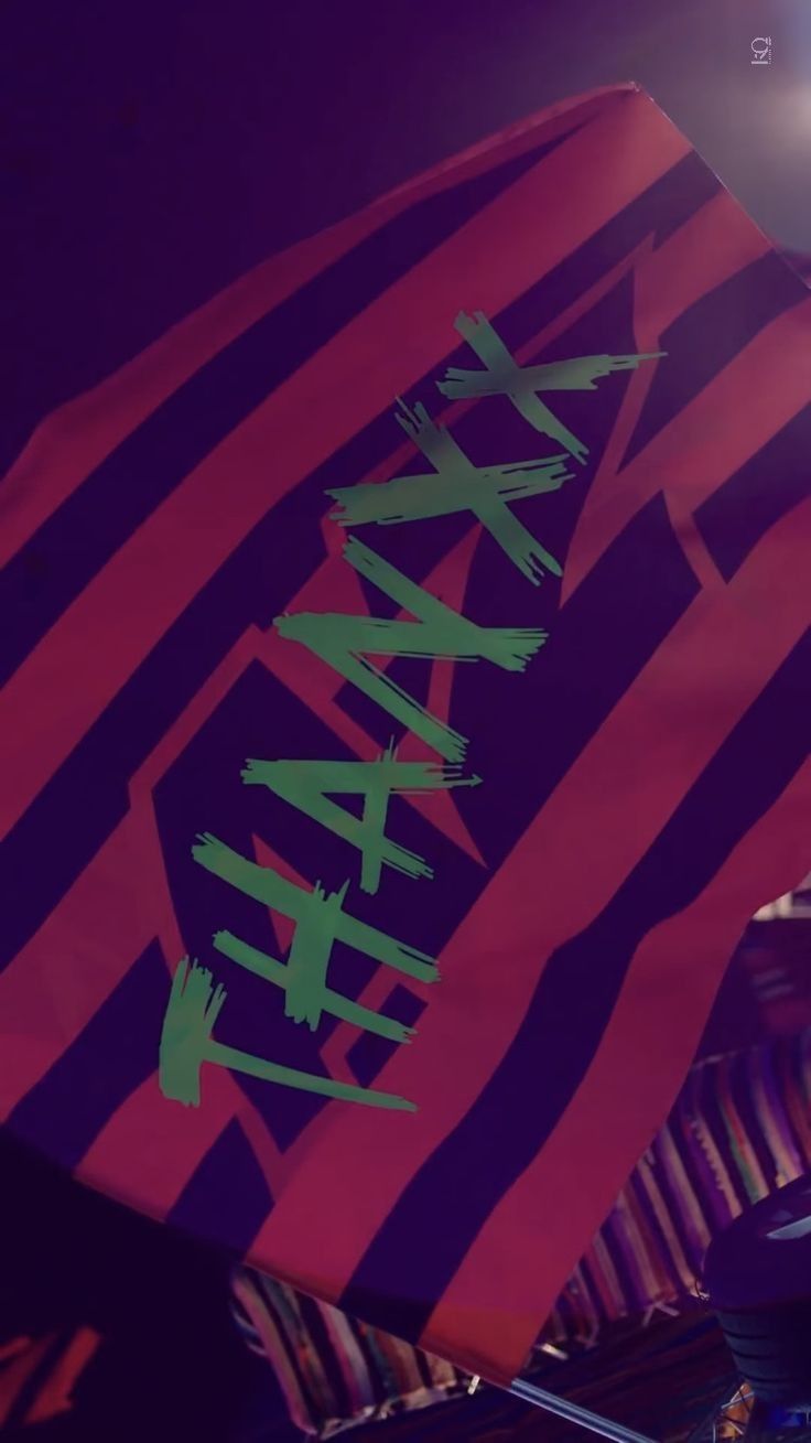 736x1309 ATEEZ thanxx flag